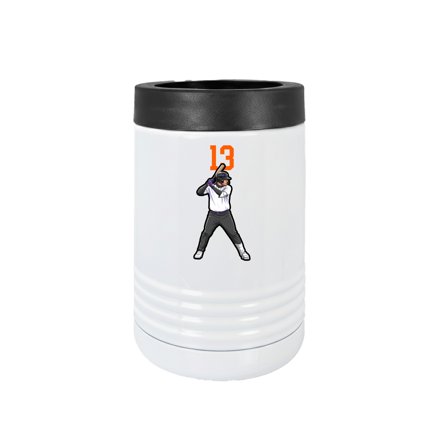 Beverage Holder — Number Top in White