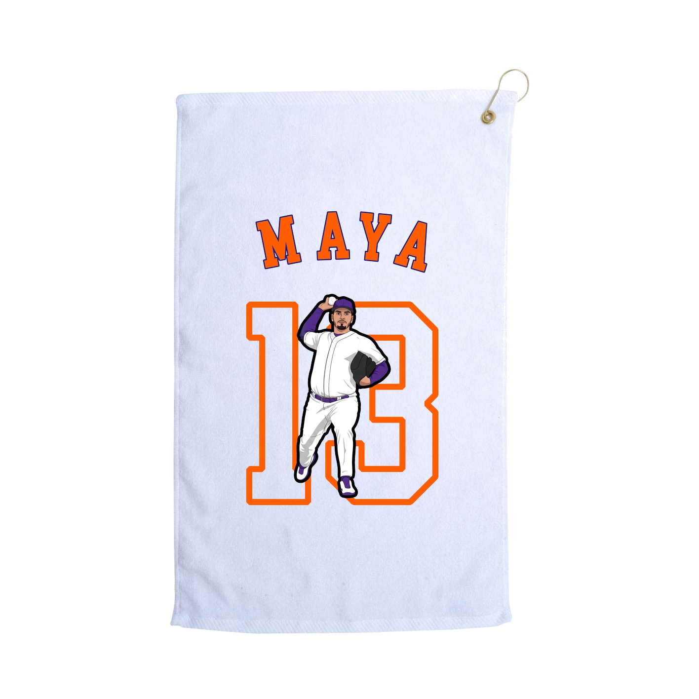 Golf Towel — Shirsey Arch in White