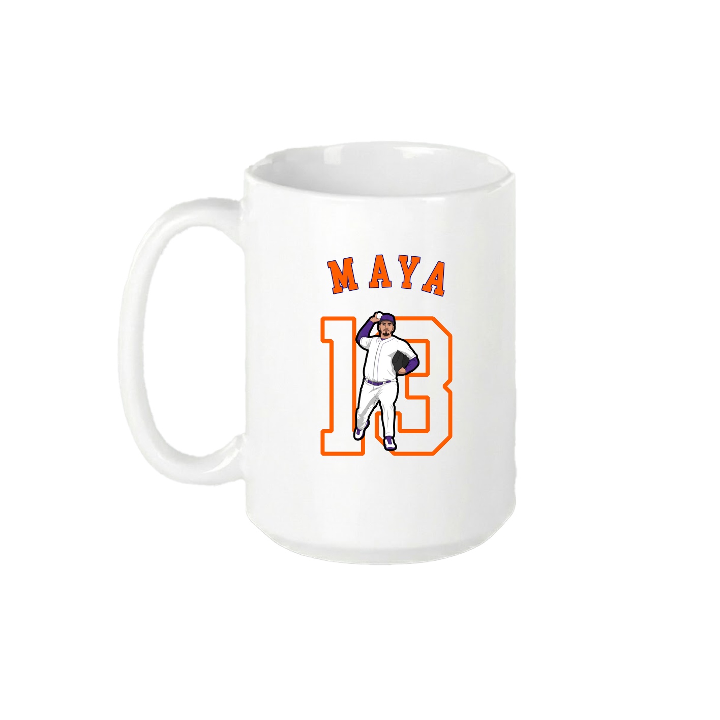 15oz Coffee Mug — Shirsey Arch in White