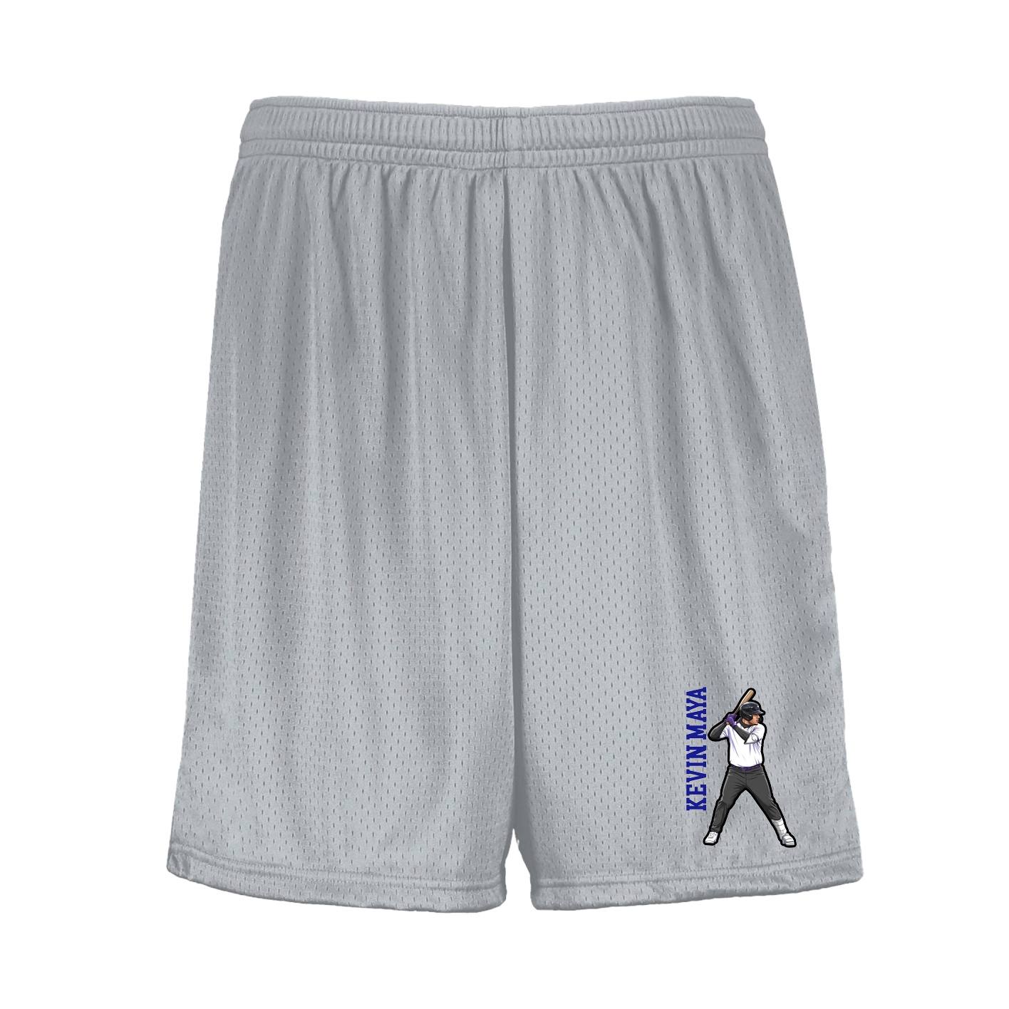 Shorts — Name Vertical in Silver