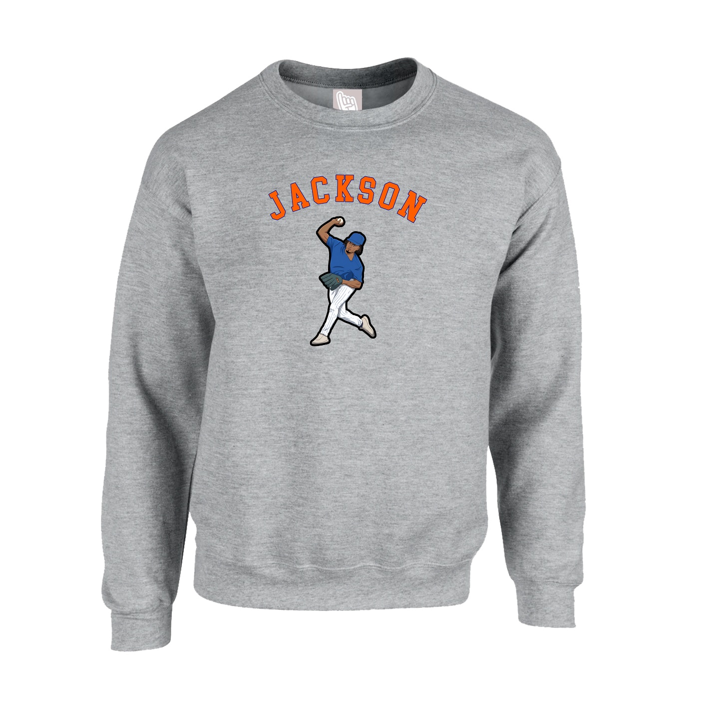 Fleece Crew — Shirsey Arch in Grey