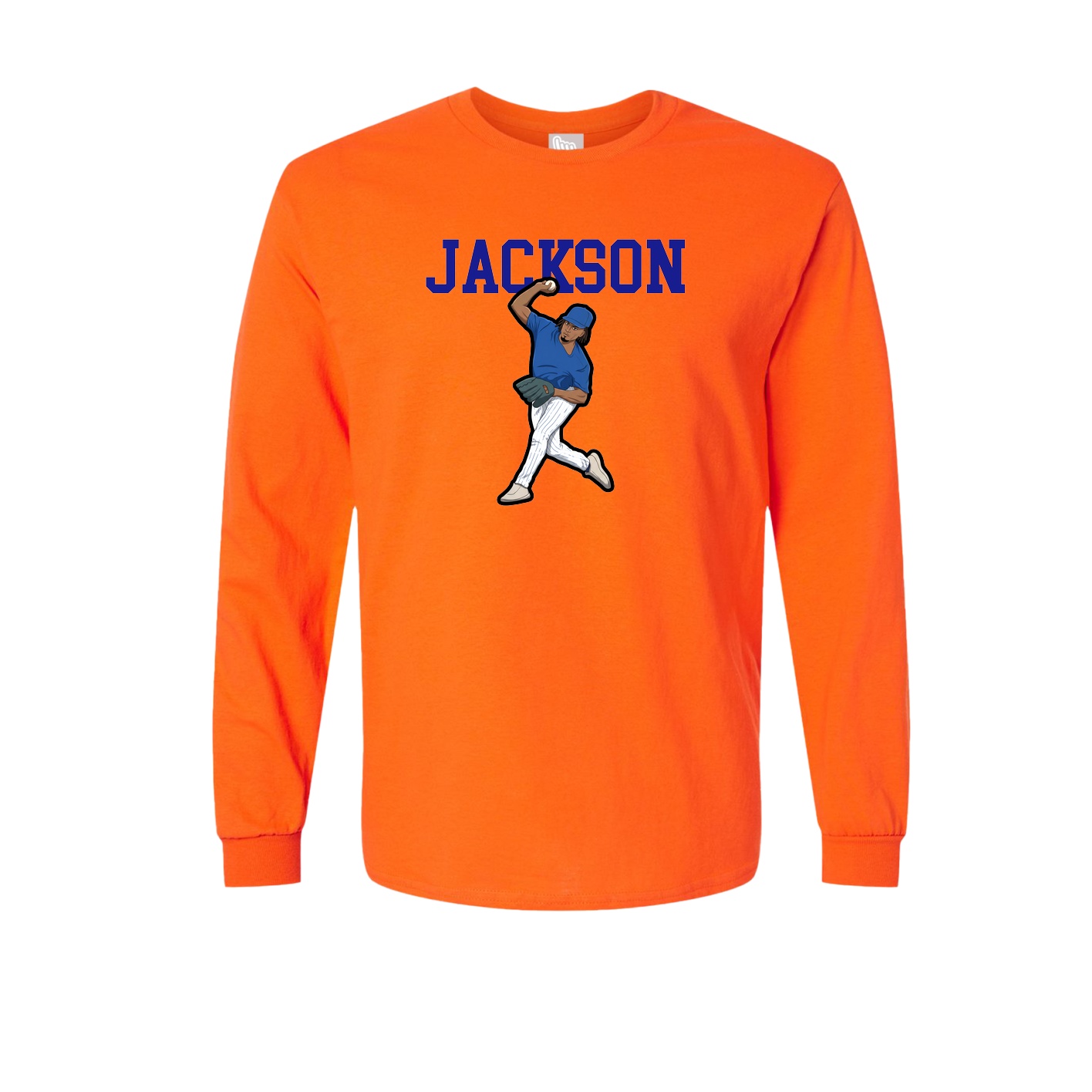 Long Sleeve Tee — Shirsey in Orange