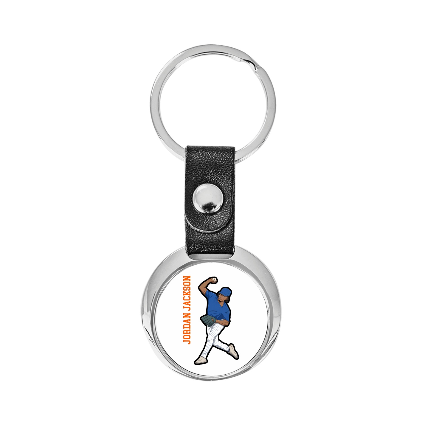 Key Chain — Name Vertical in Classic