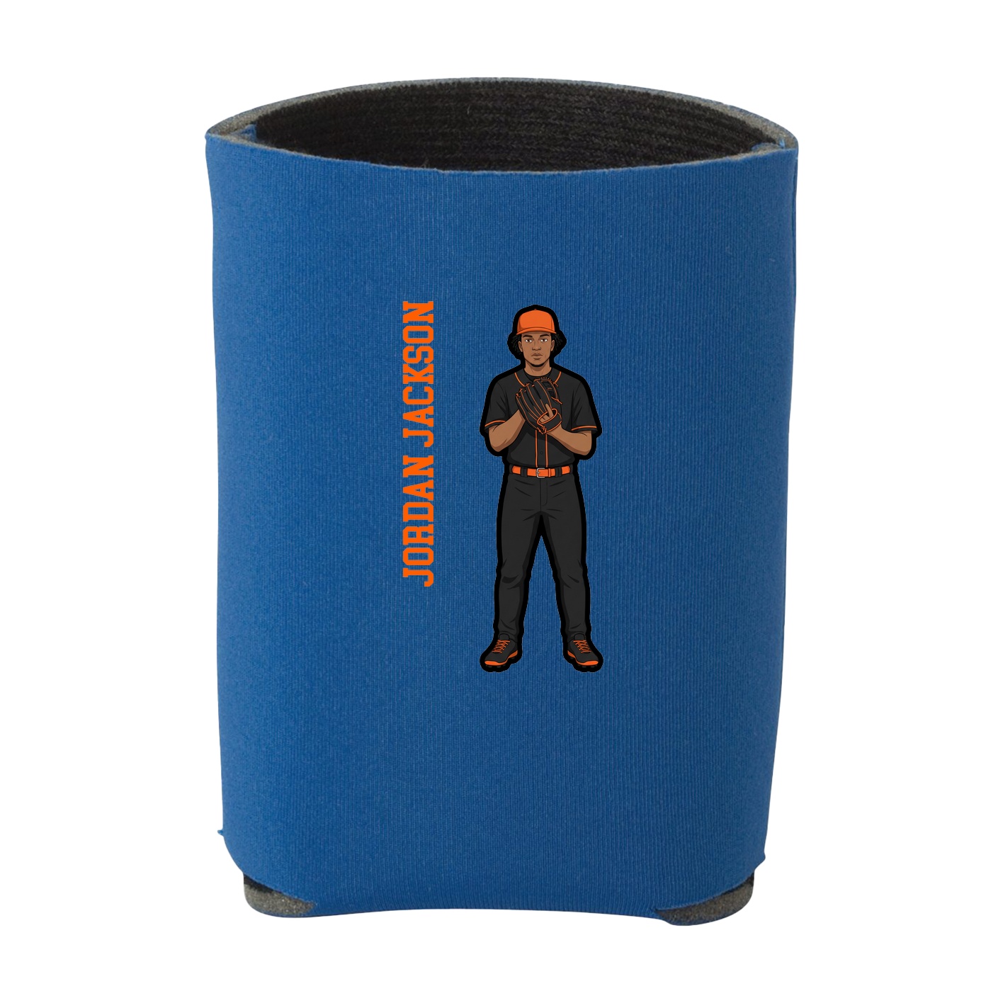 Can Holder — Name Vertical in Royal