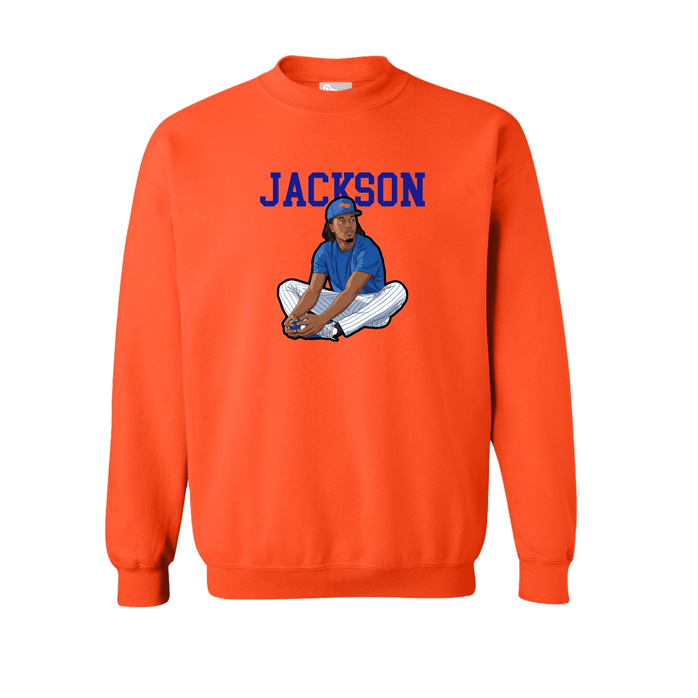Fleece Crew — Shirsey in Orange