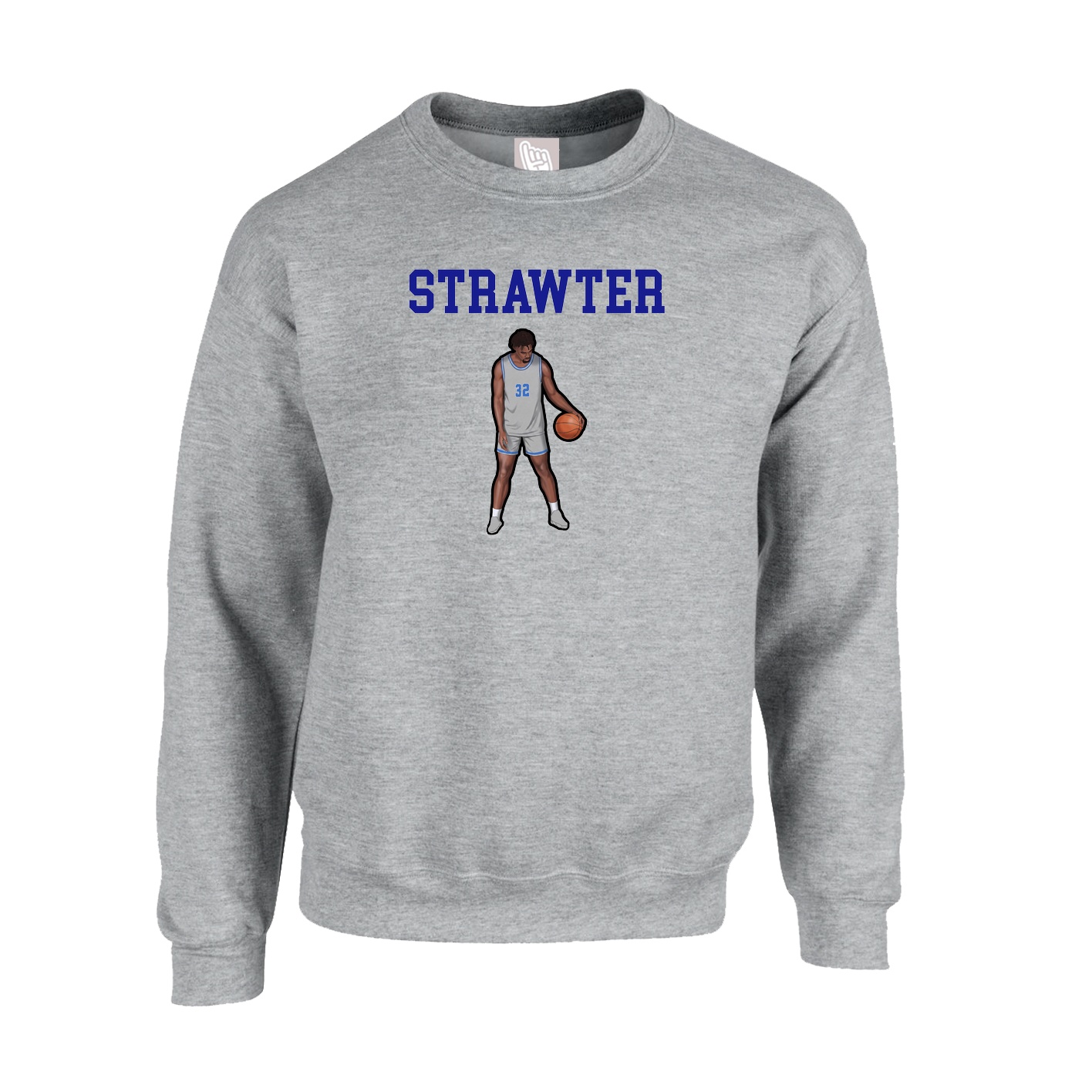 Fleece Crew — Shirsey in Grey