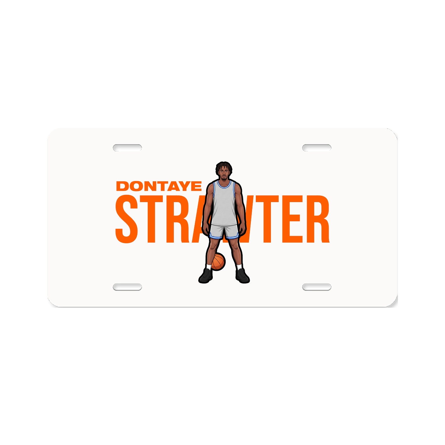 License Plate — Player Name in Classic