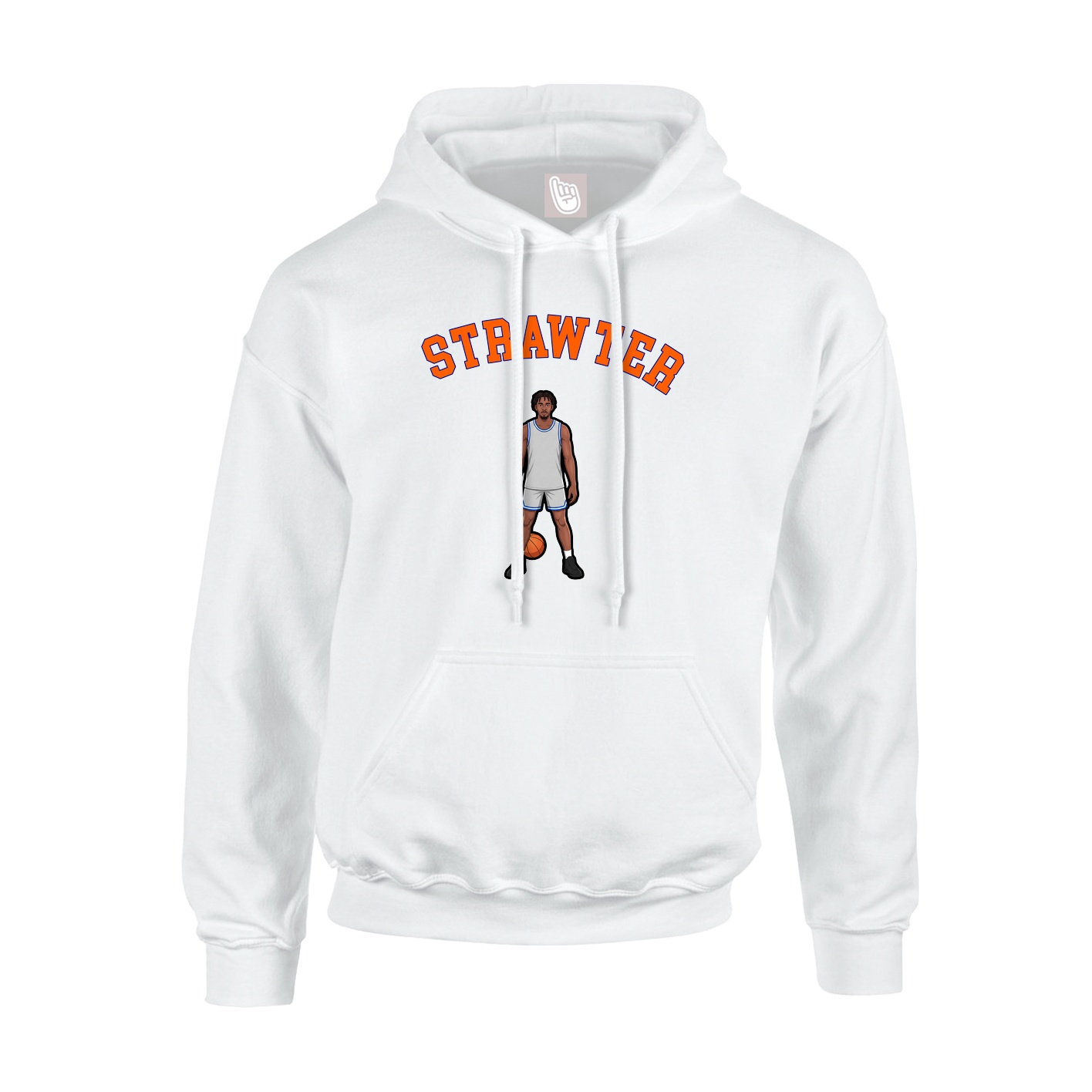 Youth Hoodie — Shirsey Arch in White