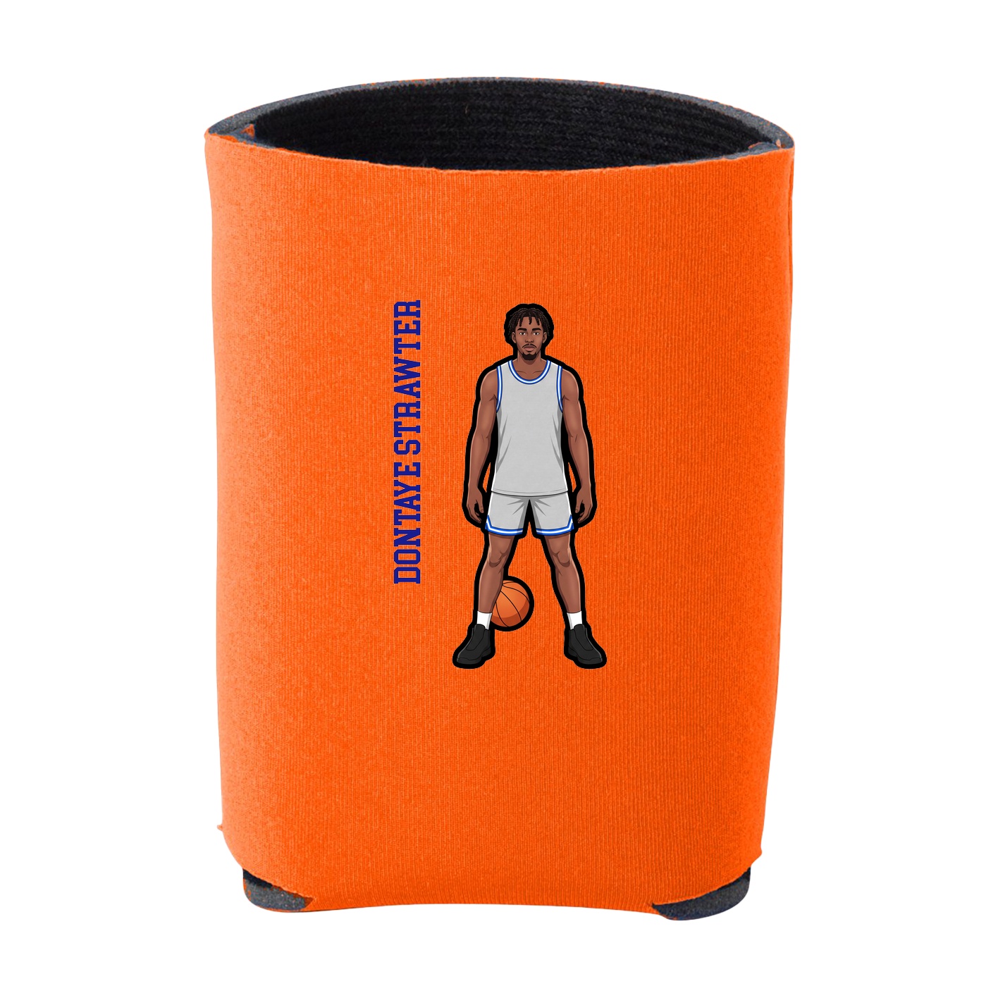 Can Holder — Name Vertical in Orange