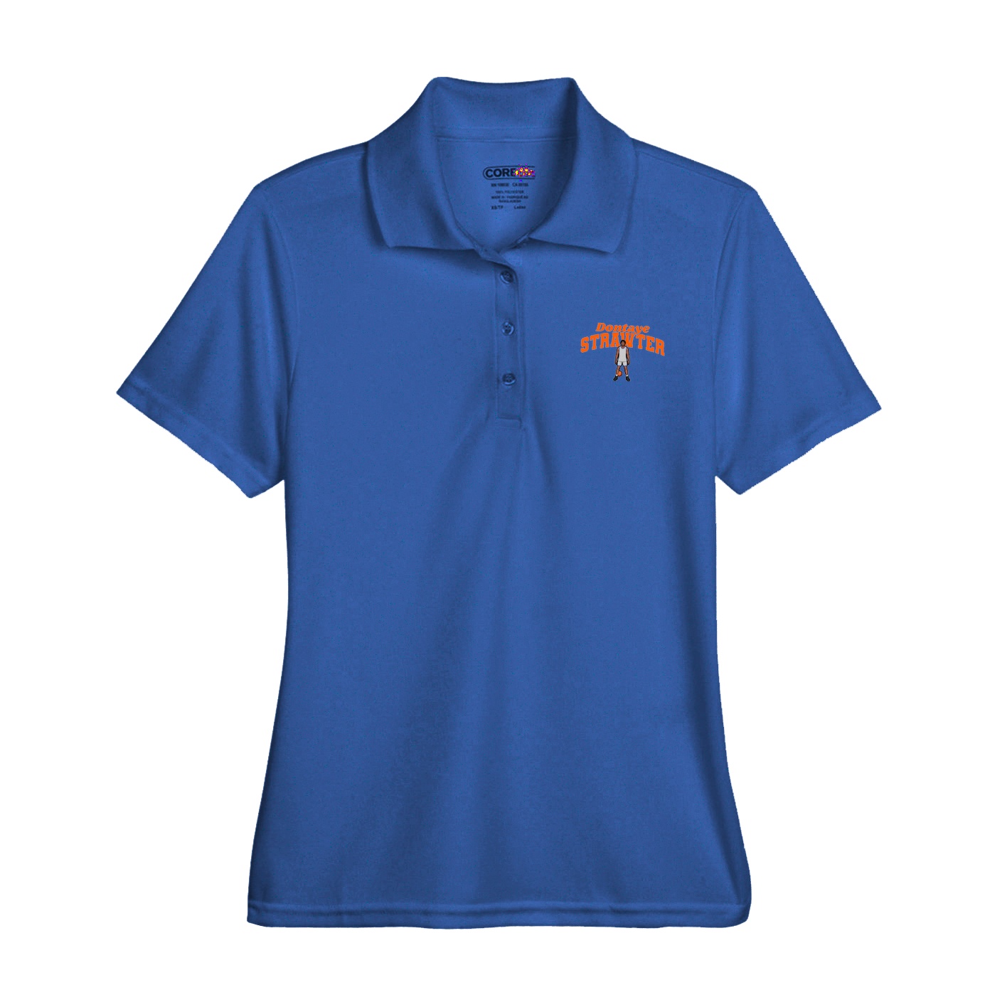 Womens Performance Polo — Signature Arch in Royal