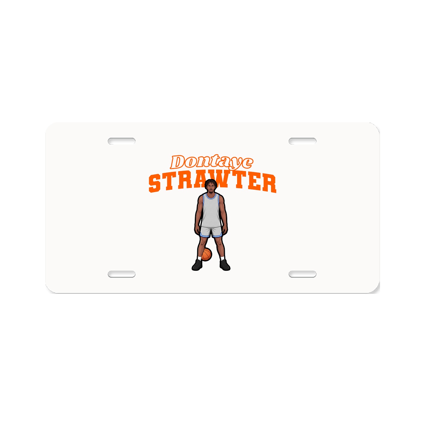 License Plate — Name Arch in Classic