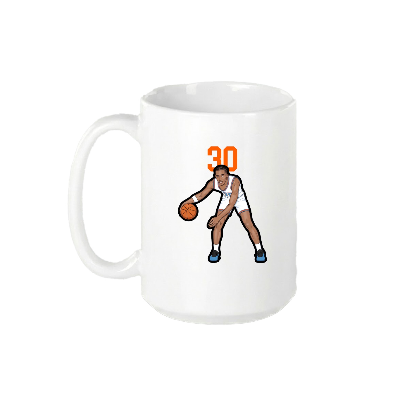 15oz Coffee Mug — Number Top in White