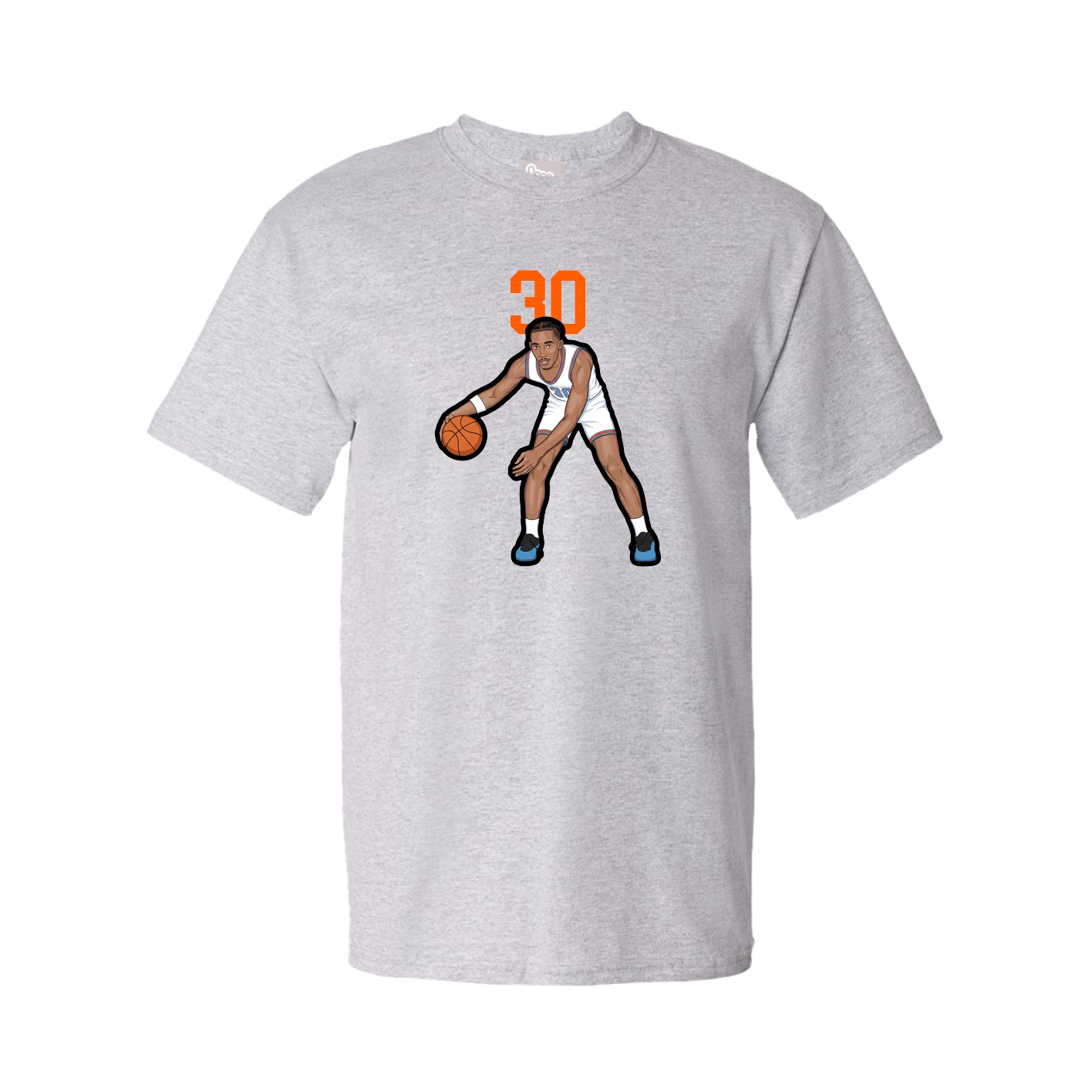 Youth Tee — Number Top in Grey