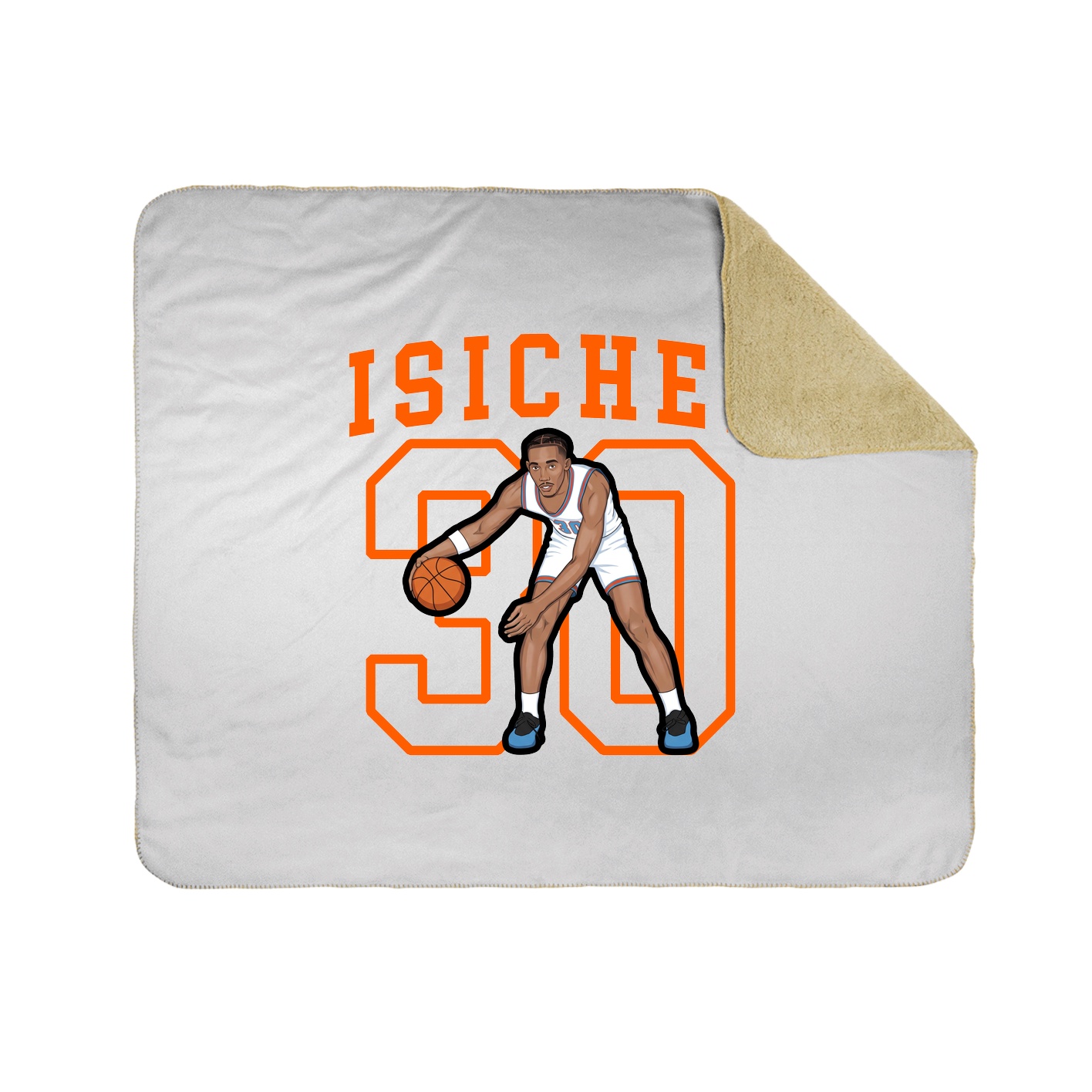 50x60 Sherpa Lined Throw Blanket