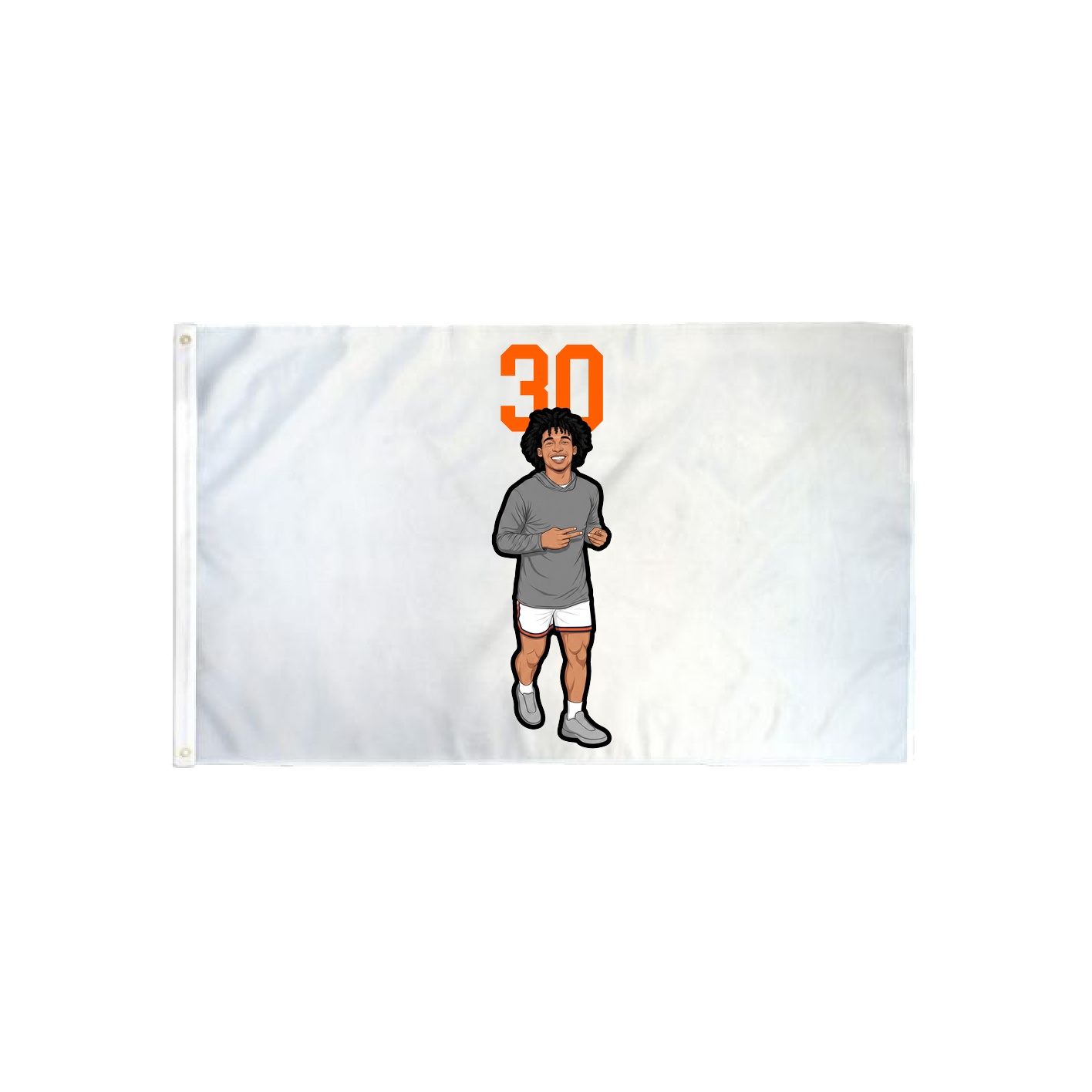 3x5 Flag — Number Top in Classic