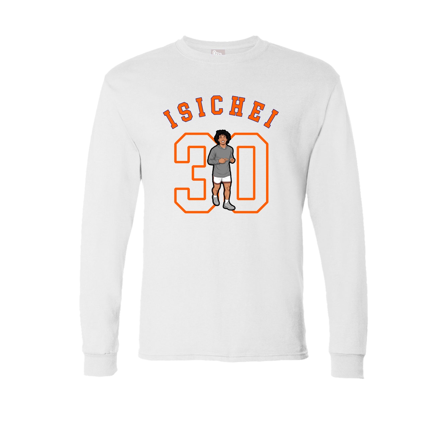 Long Sleeve Tee — Shirsey Arch in White