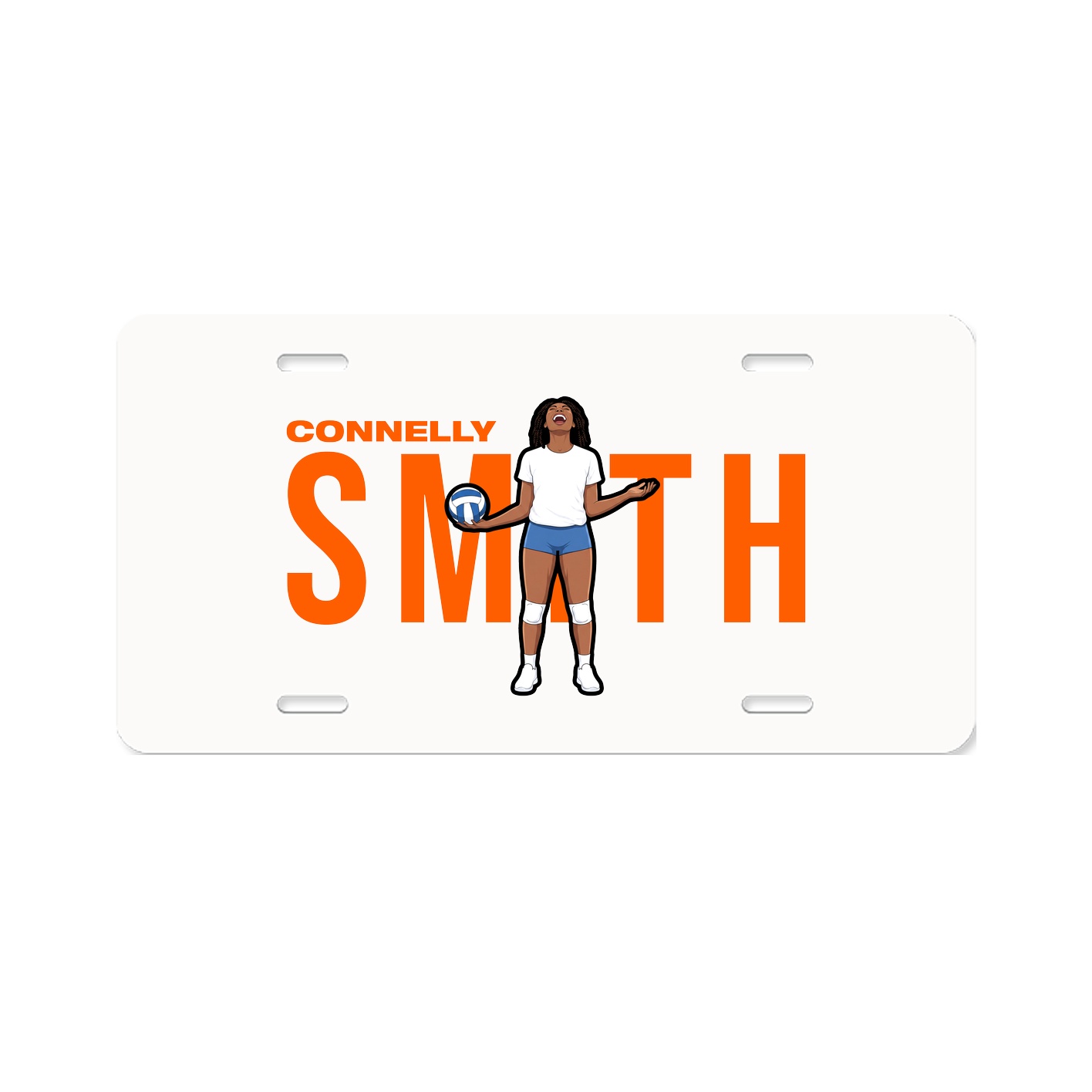 License Plate — Player Name in Classic