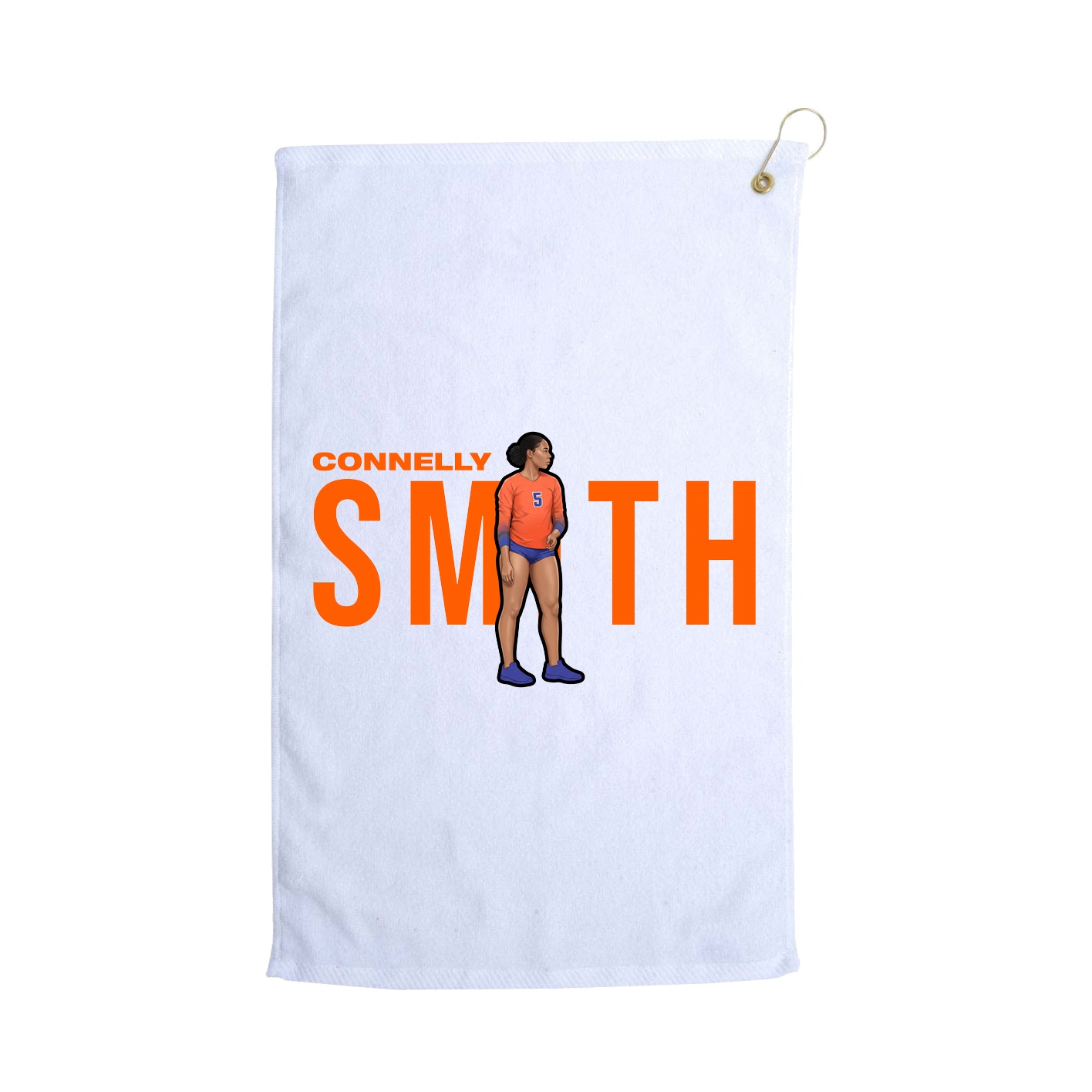 Golf Towel — Player Name in White