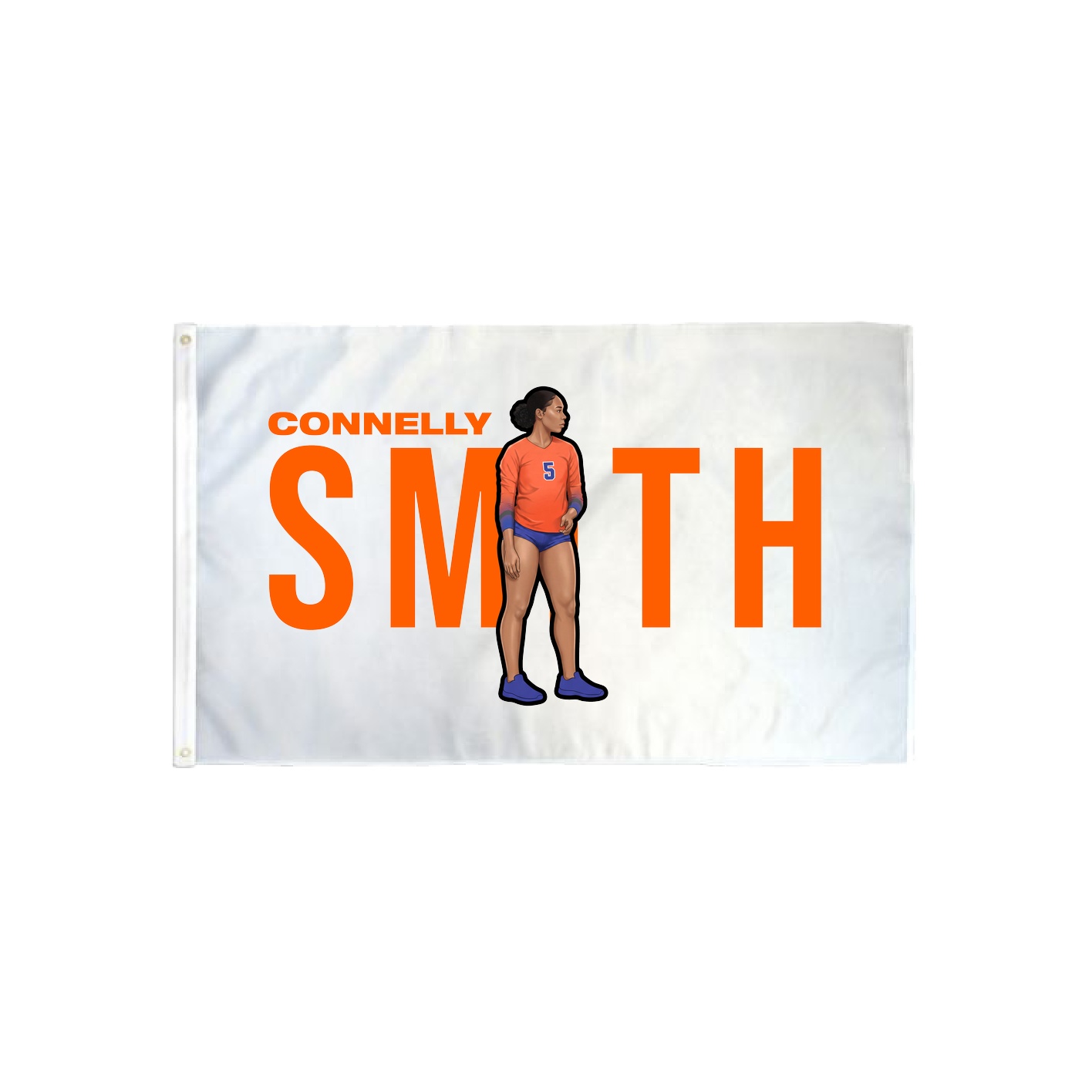 3x5 Flag — Player Name in Classic