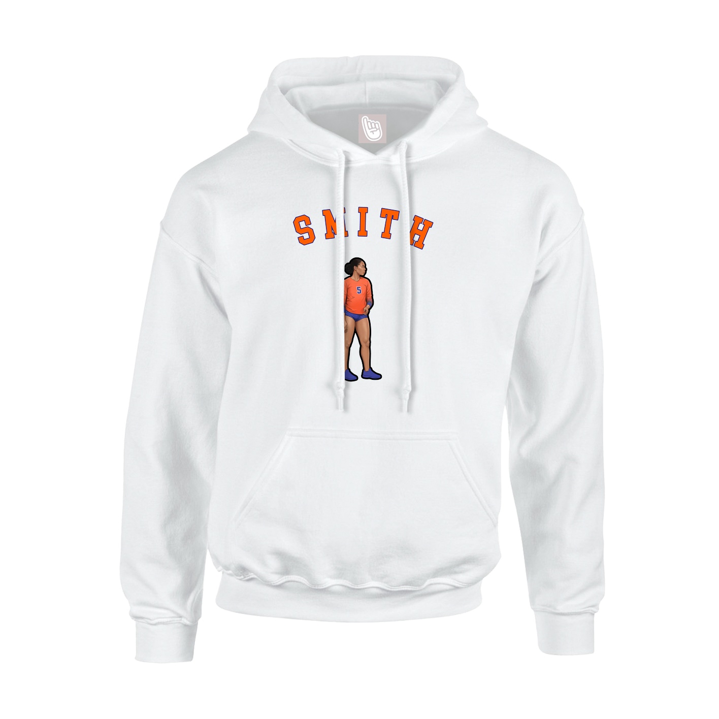 Youth Hoodie — Shirsey Arch in White