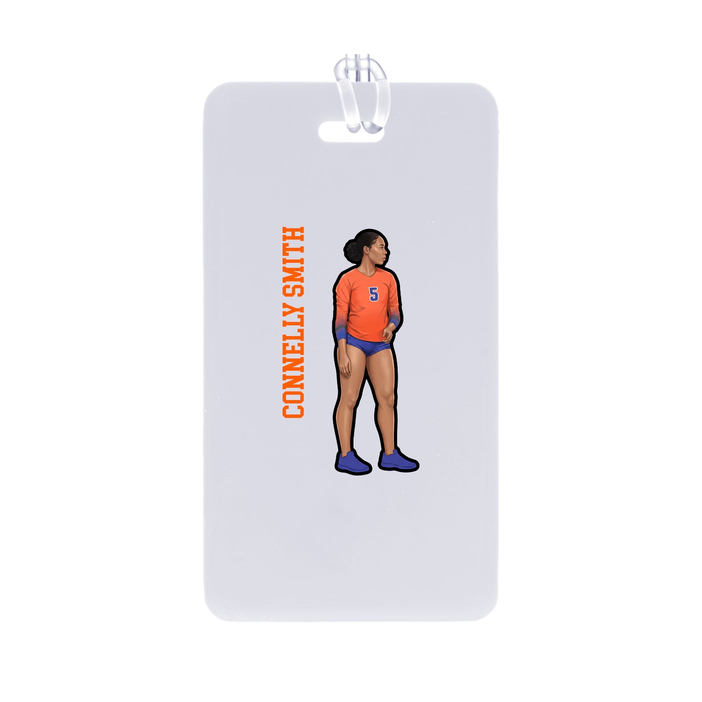Bag Tag — Name Vertical in Classic
