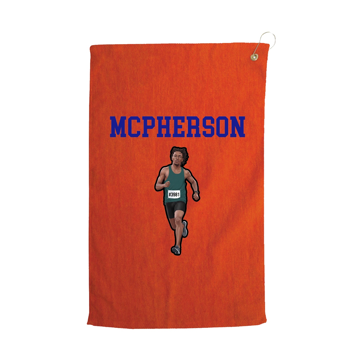 Golf Towel — Shirsey in Orange