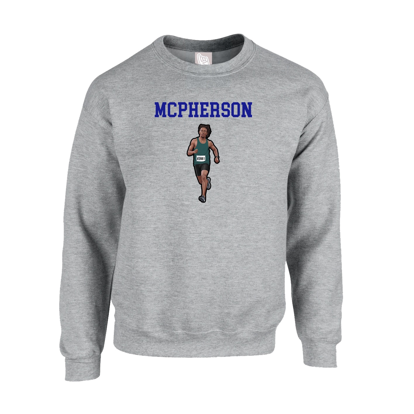 Fleece Crew — Shirsey in Grey