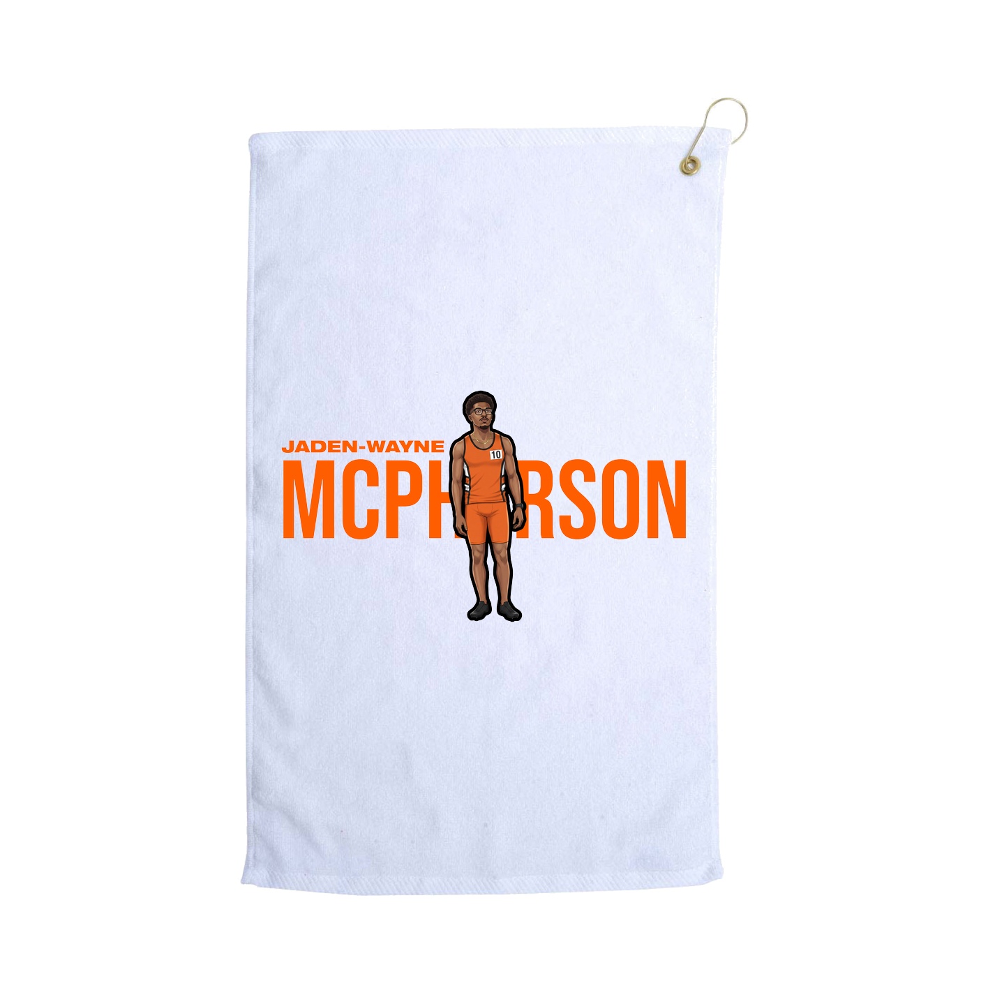 Golf Towel — Player Name in White