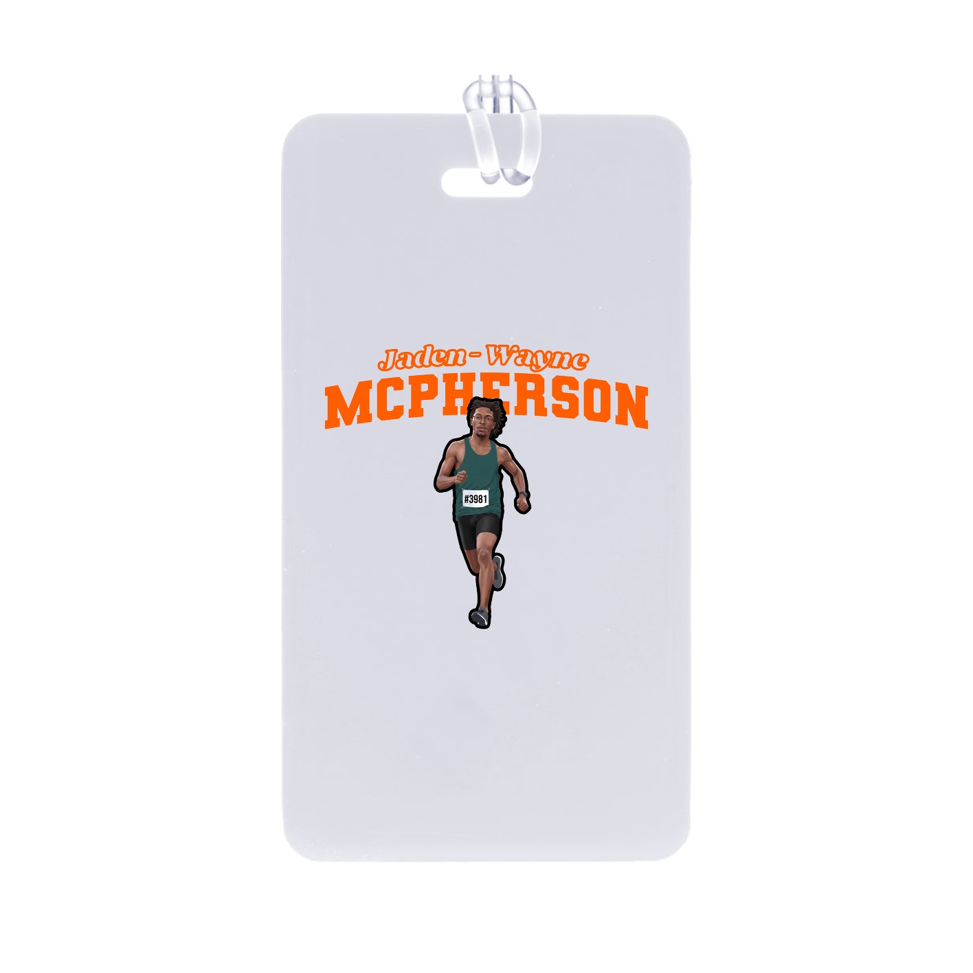 Bag Tag — Name Arch in Classic