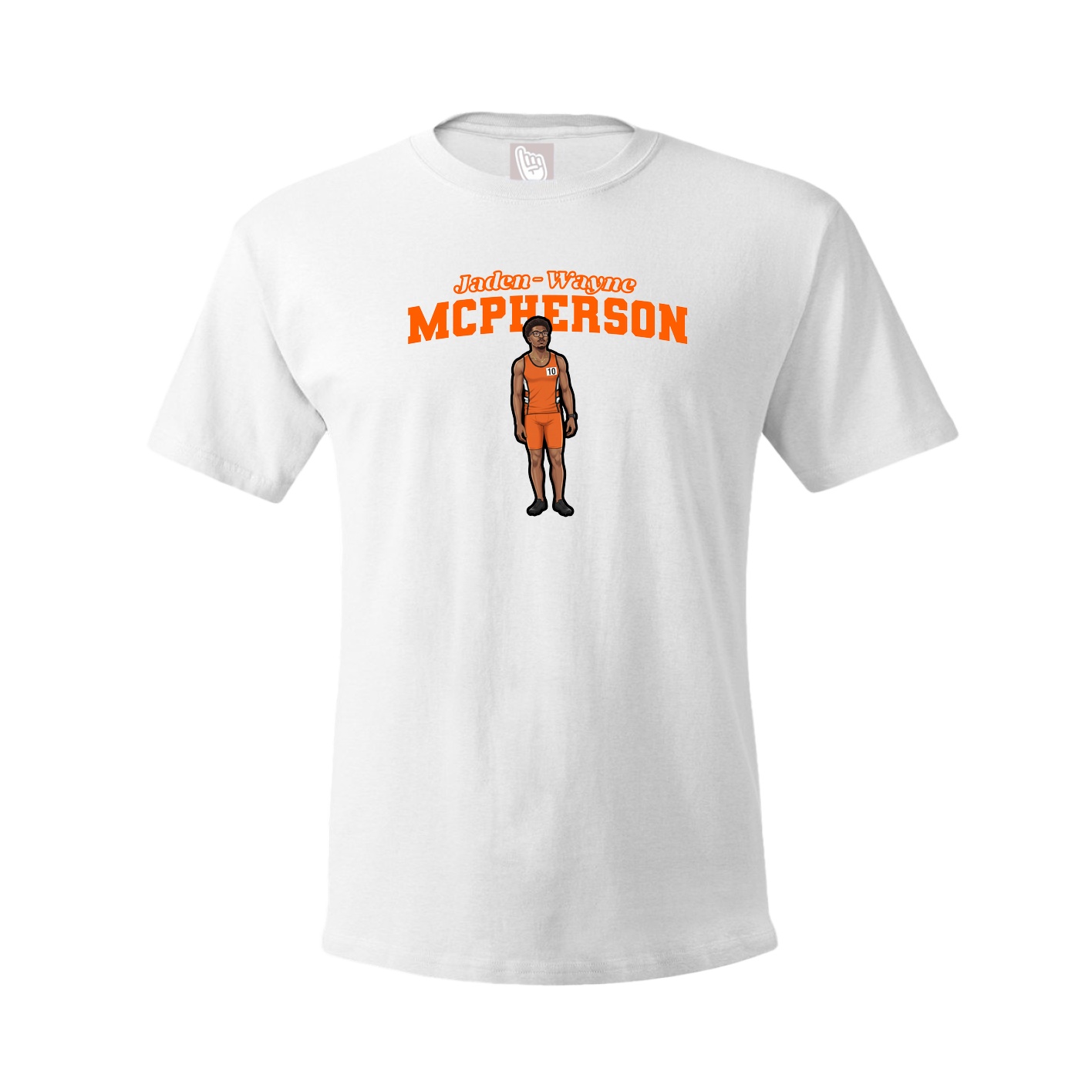 Tee — Name Arch in White