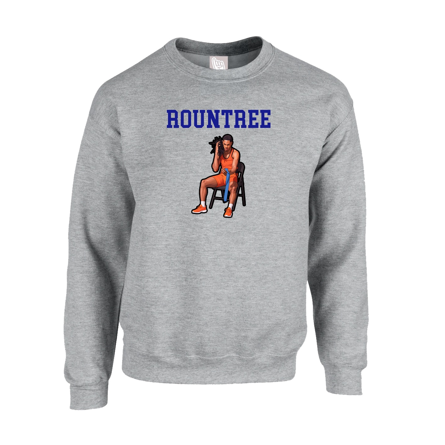 Fleece Crew — Shirsey in Grey