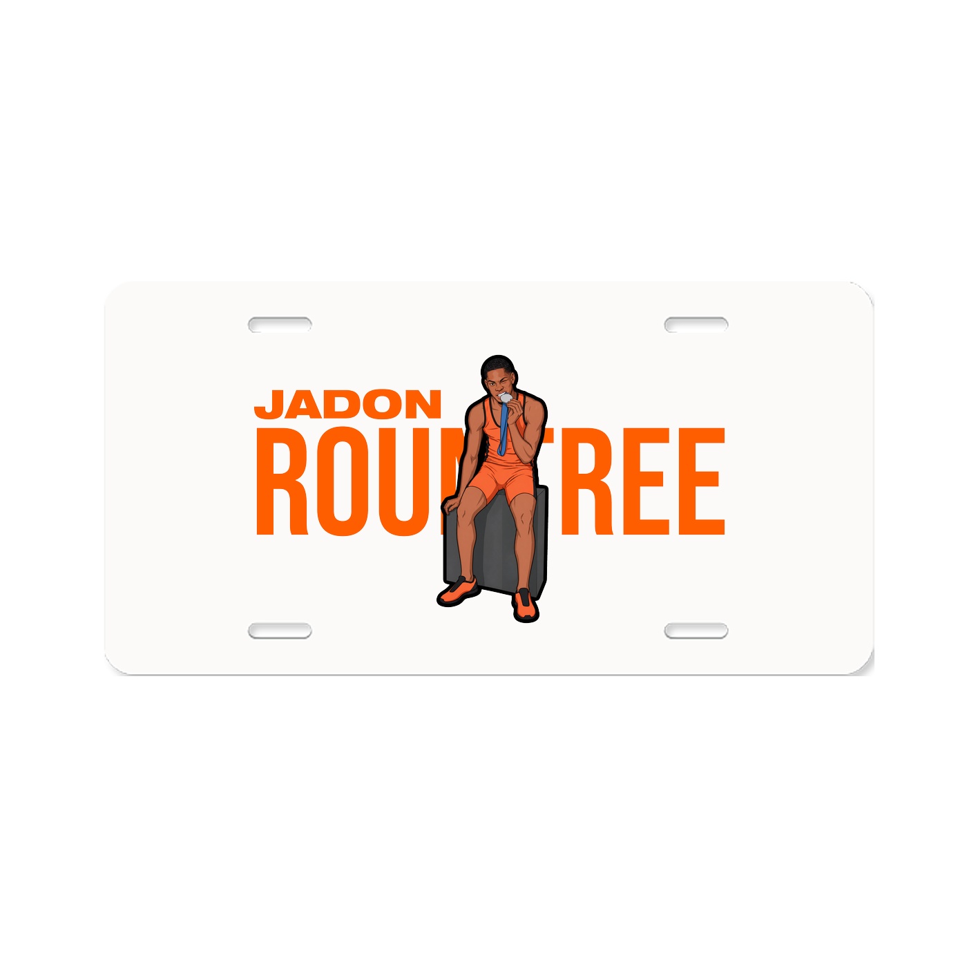 License Plate — Player Name in Classic