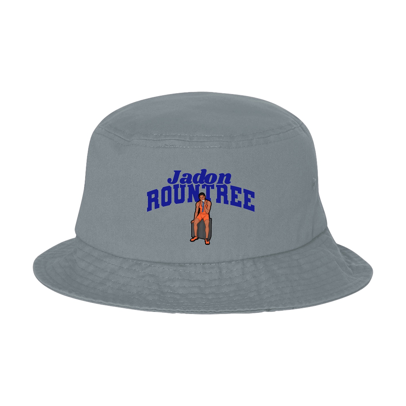 Bucket Cap — Signature Arch in Grey