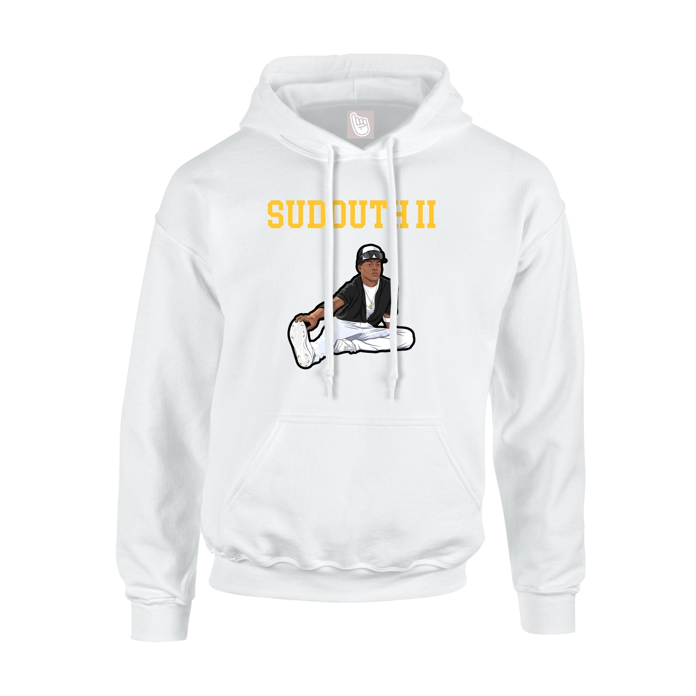 Hoodie — Shirsey in White