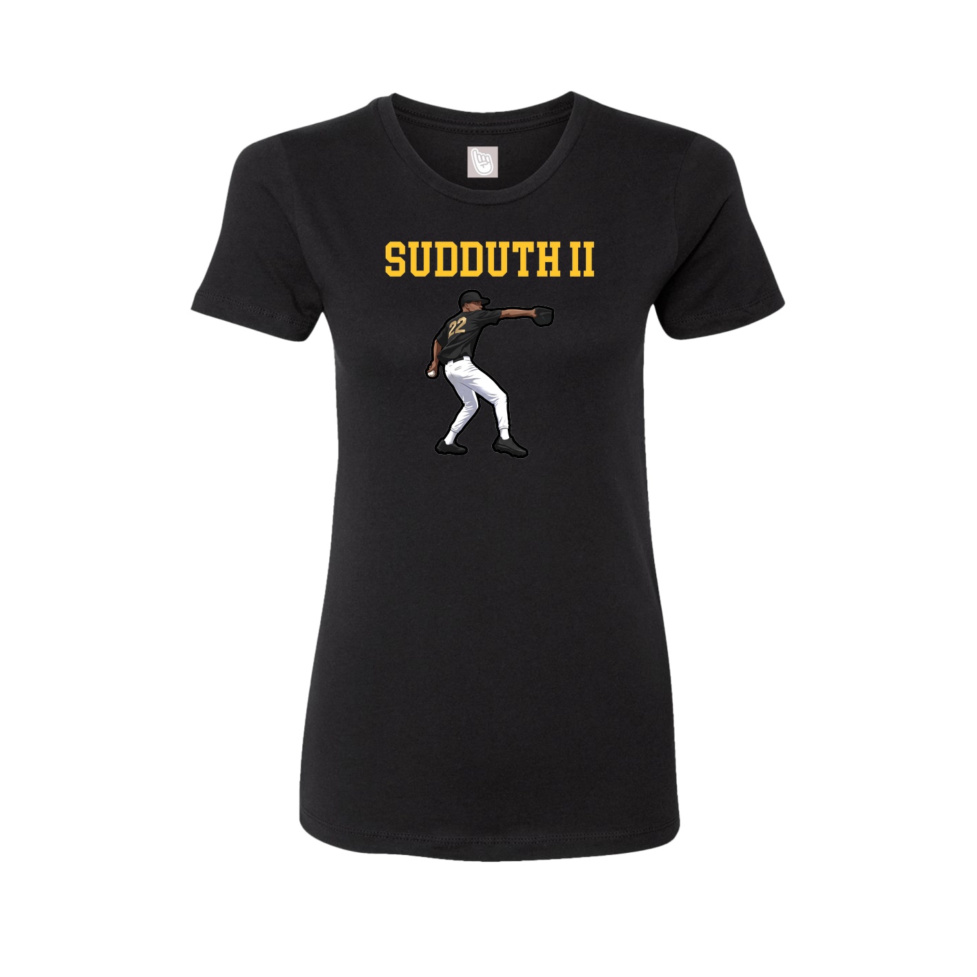 Fitted Women's Tee — Shirsey in Black