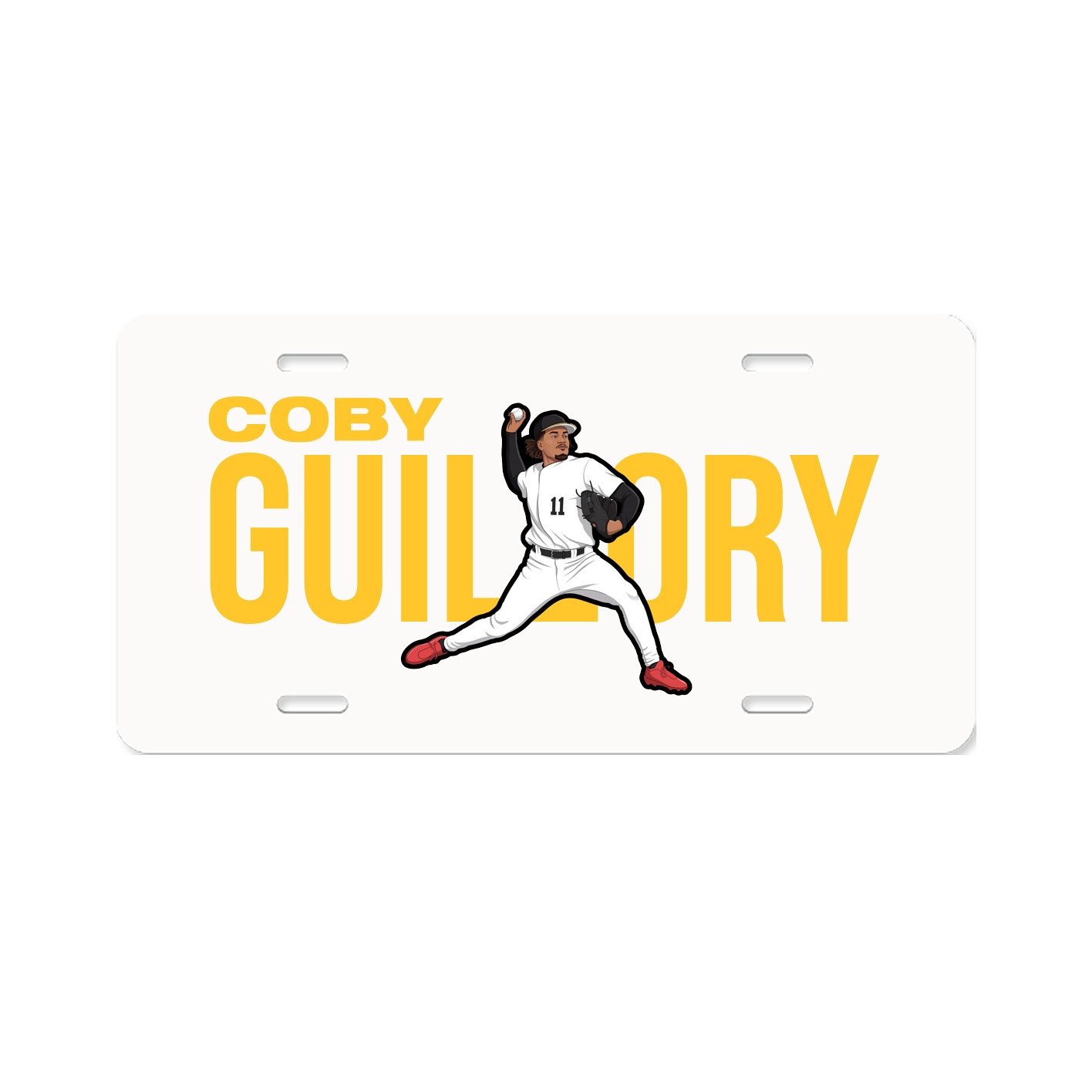 License Plate — Player Name in Classic