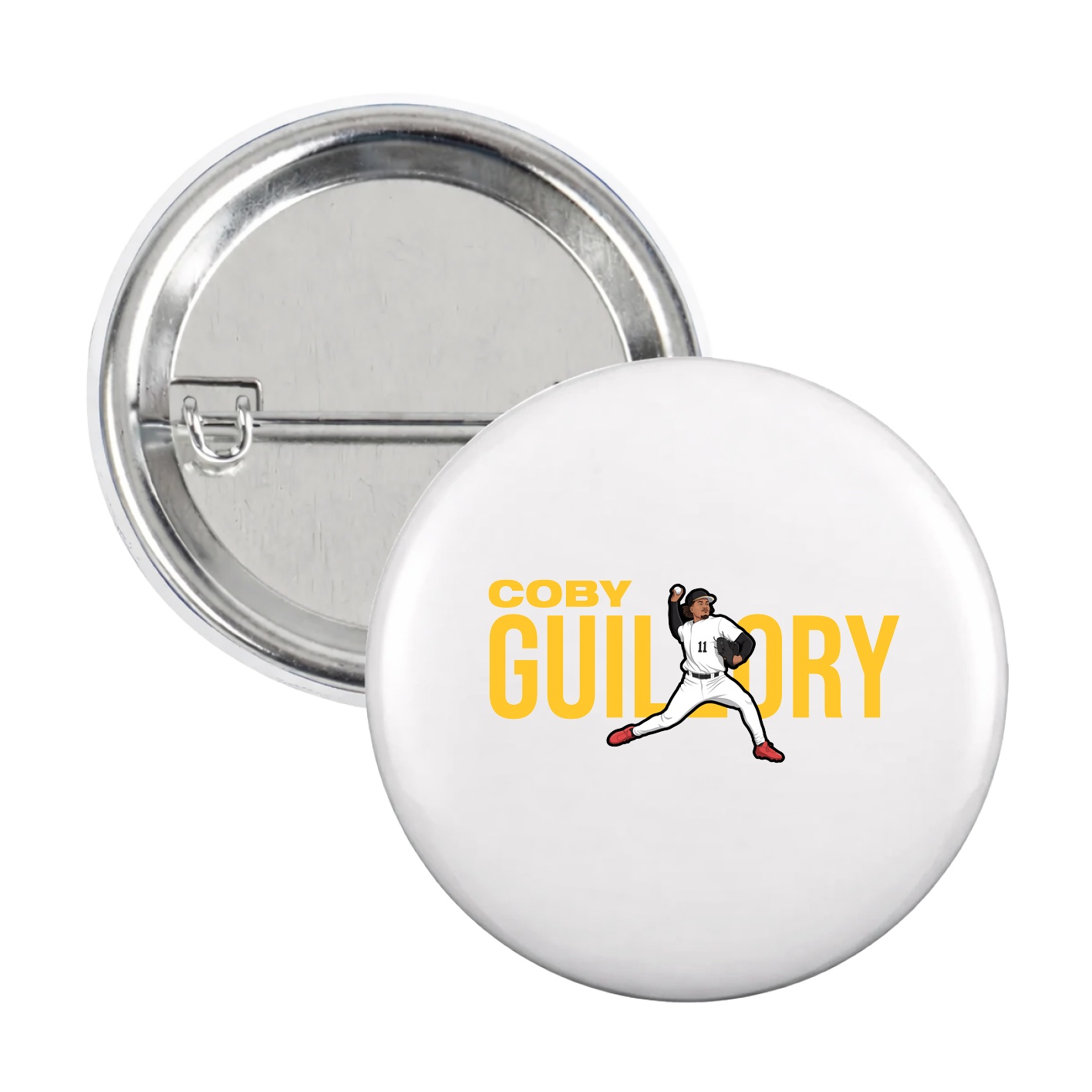 Game Day Button — Player Name in White