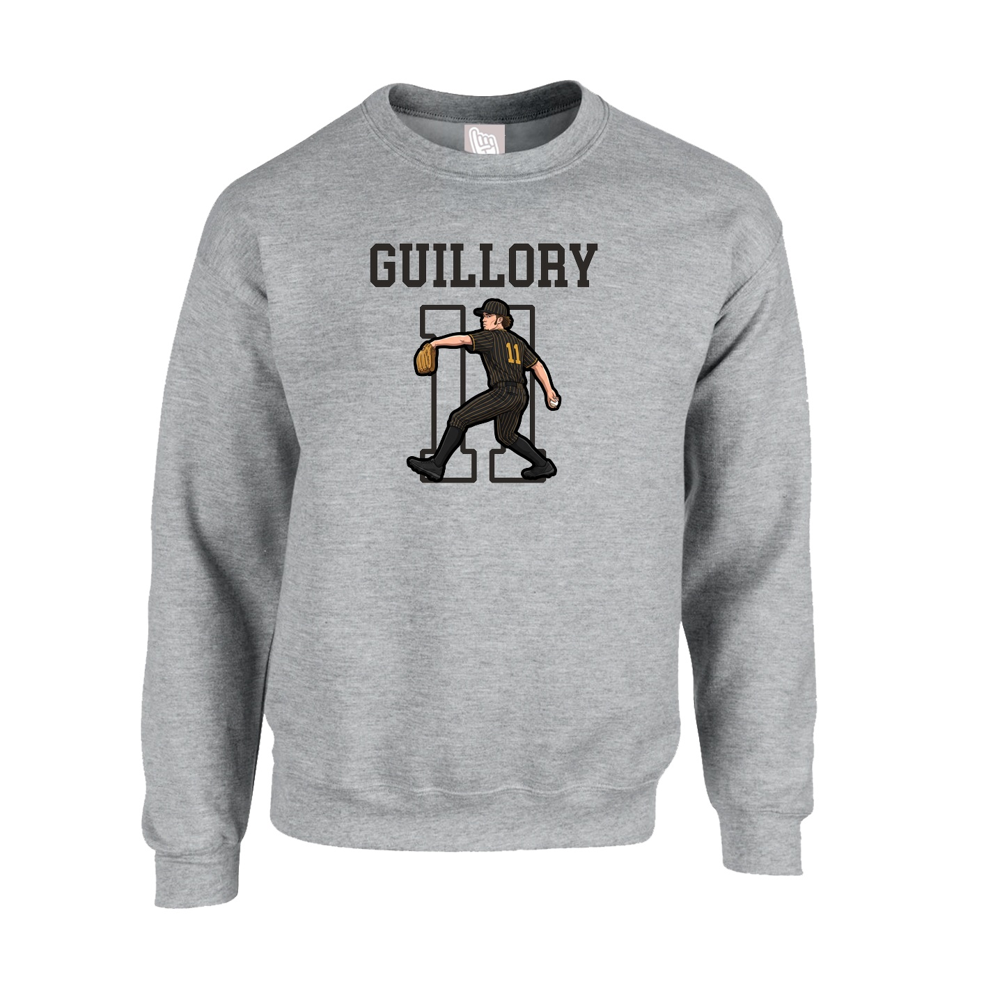 Fleece Crew — Shirsey in Grey