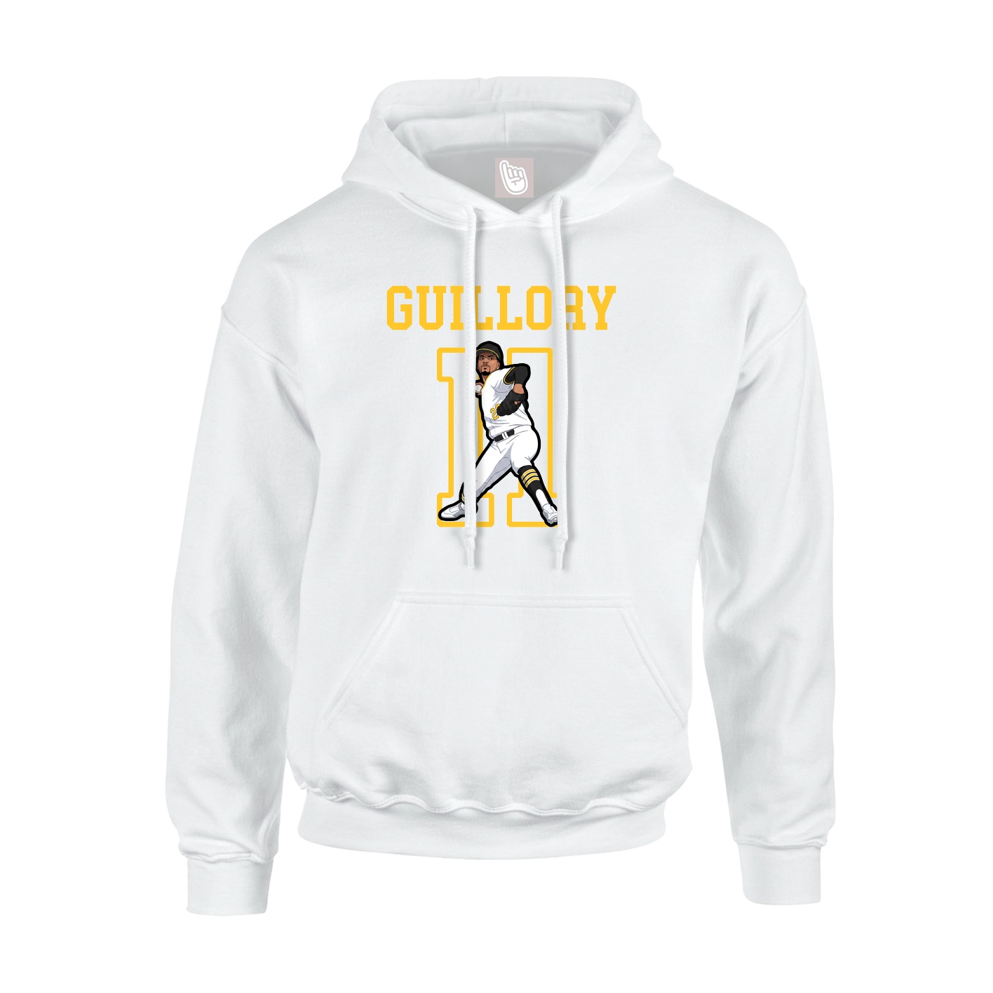 Hoodie — Shirsey in White