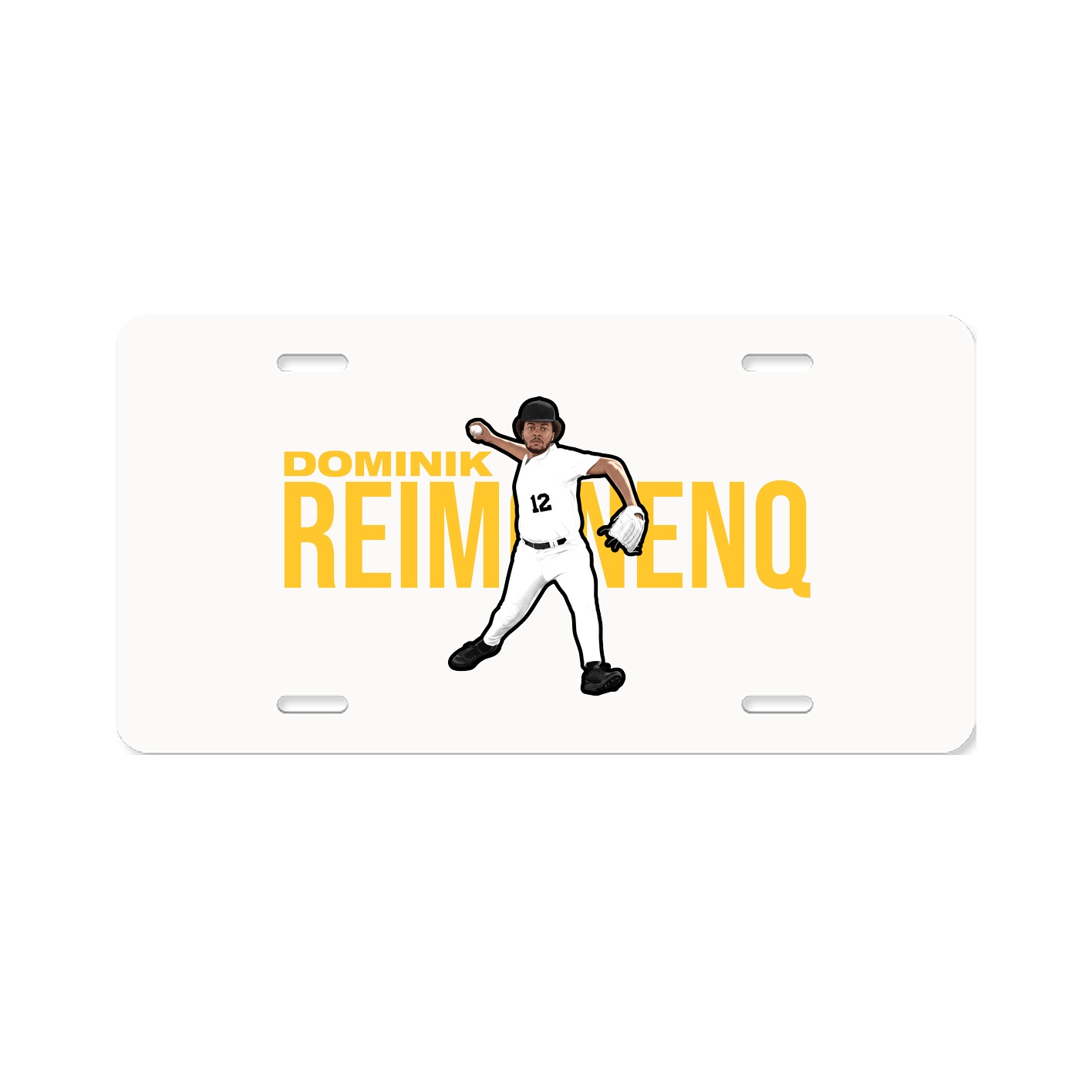 License Plate — Player Name in Classic