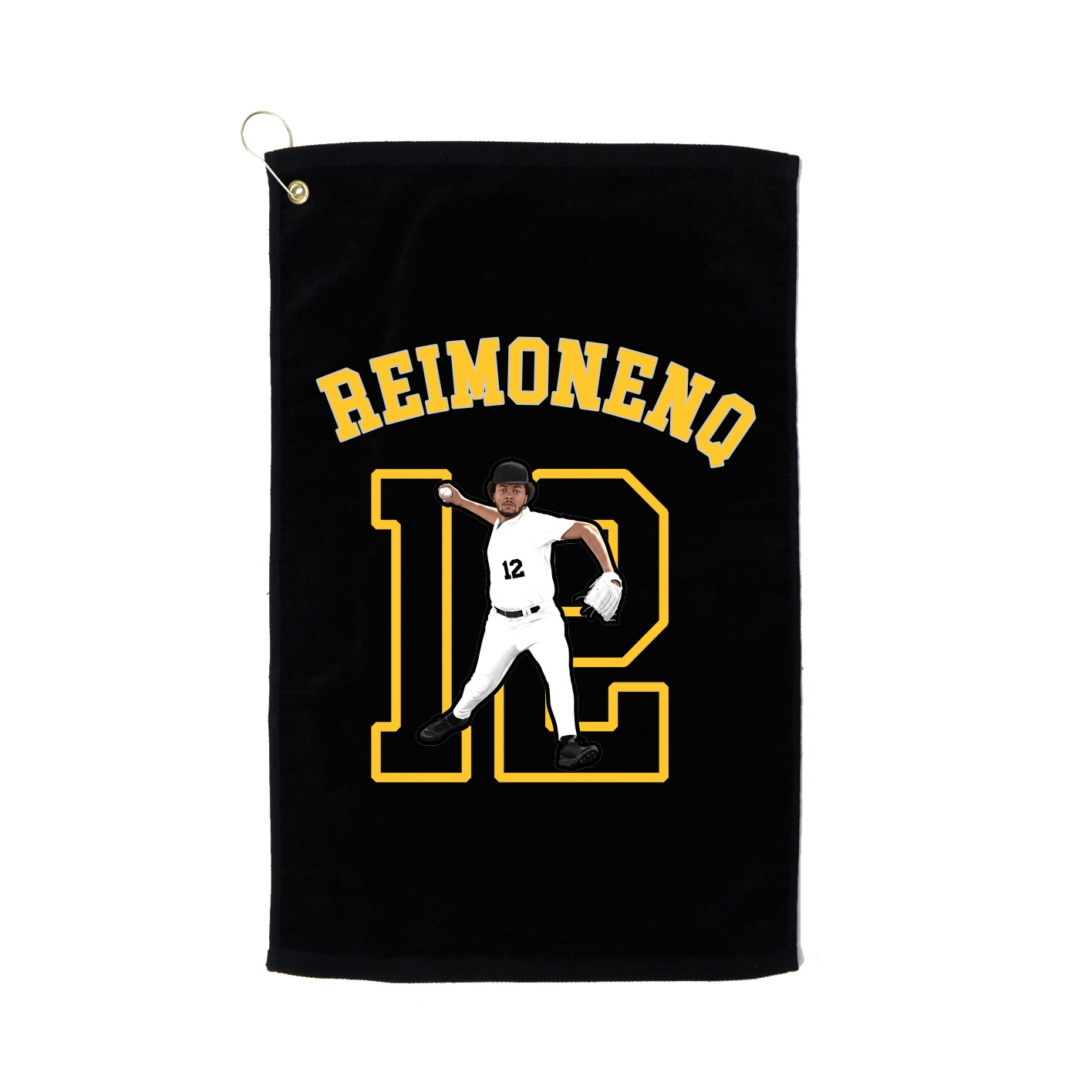 Golf Towel — Shirsey Arch in Black