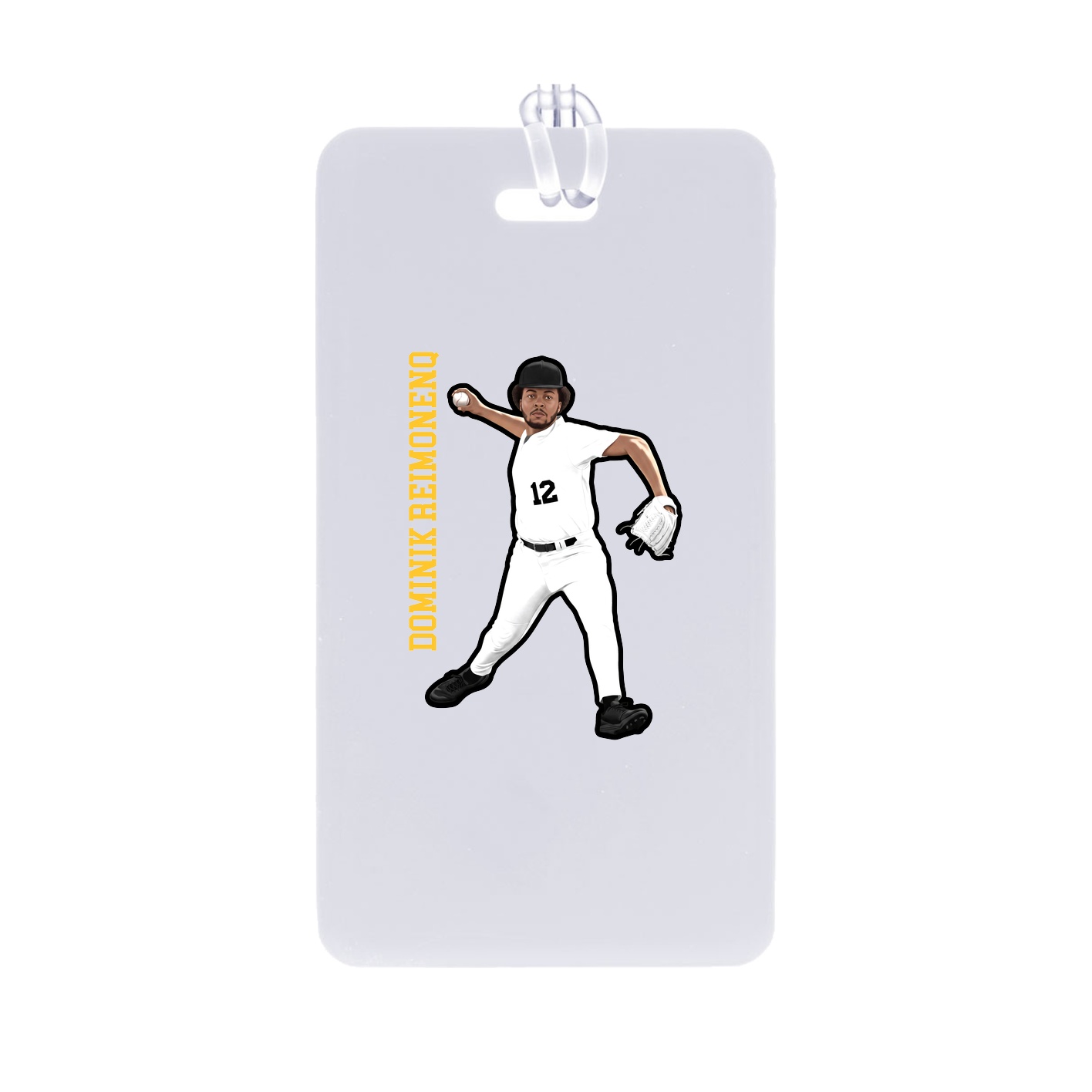 Bag Tag — Name Vertical in Classic