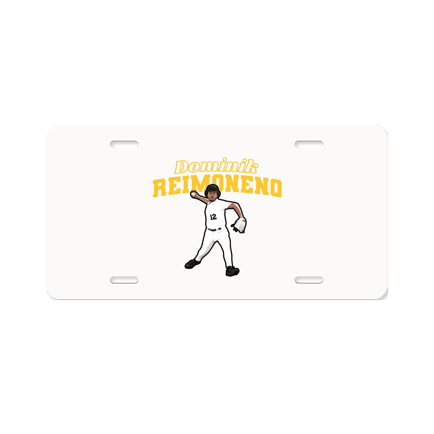 License Plate — Name Arch in Classic