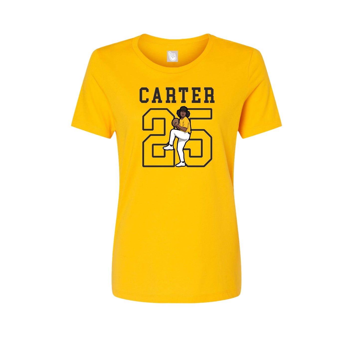 Fitted Women's Tee — Shirsey in Gold