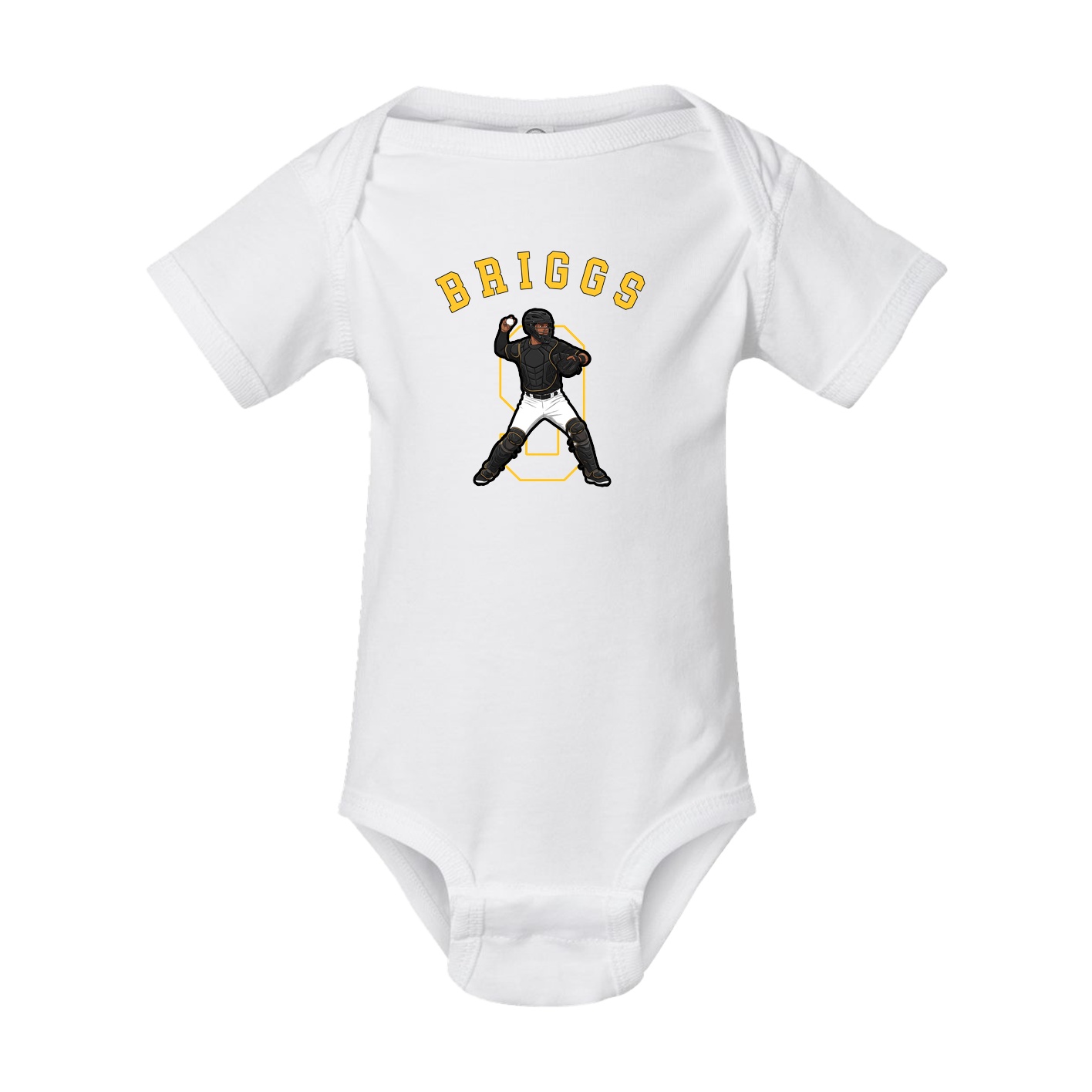 Baby Onesie — Shirsey Arch in White