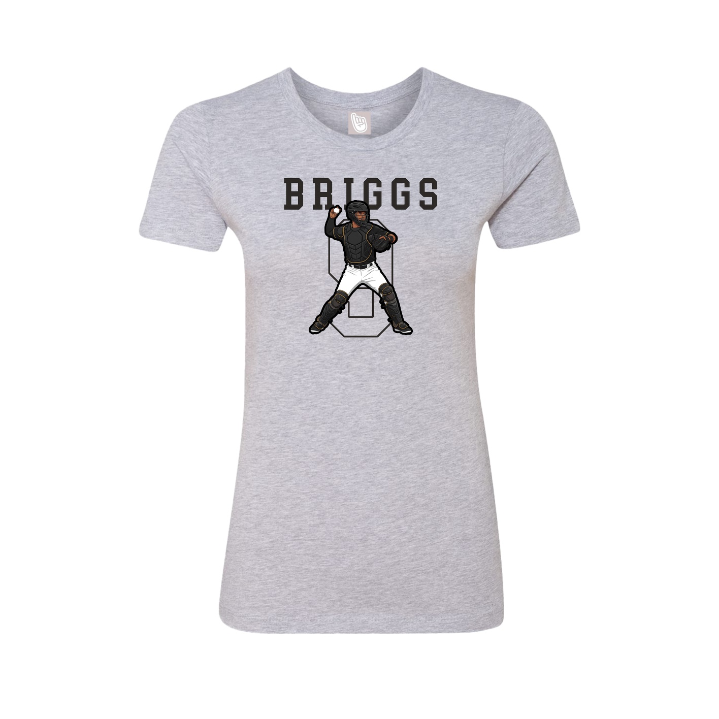 Fitted Women's Tee — Shirsey in Grey