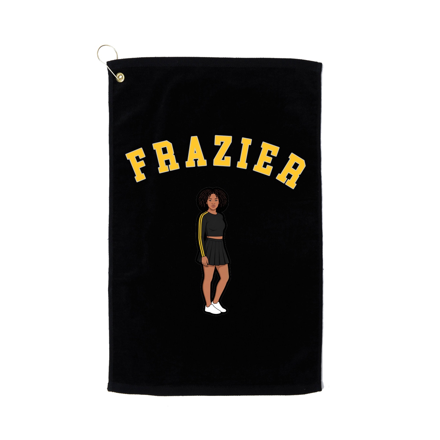 Golf Towel — Shirsey Arch in Black