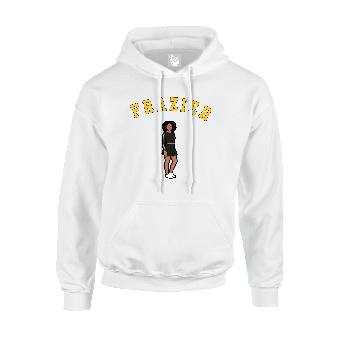 Hoodie — Shirsey Arch in White
