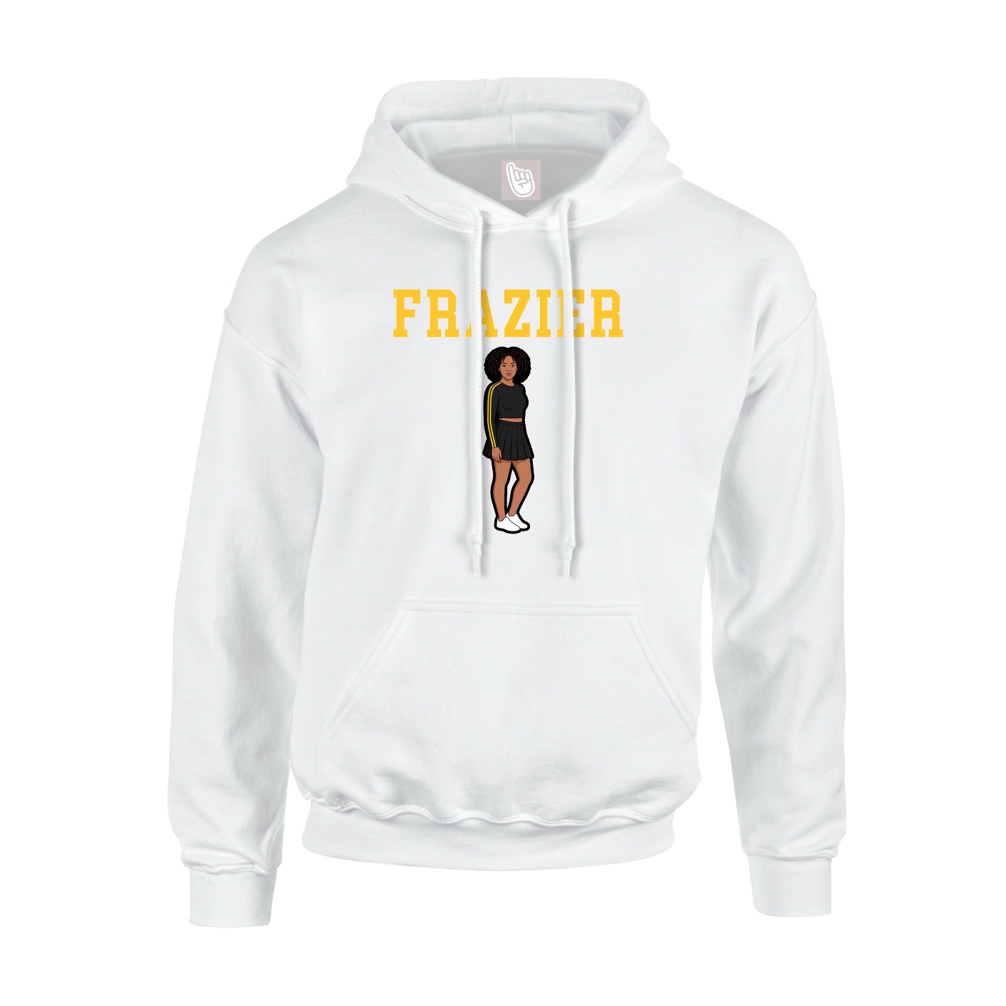 Youth Hoodie — Shirsey in White
