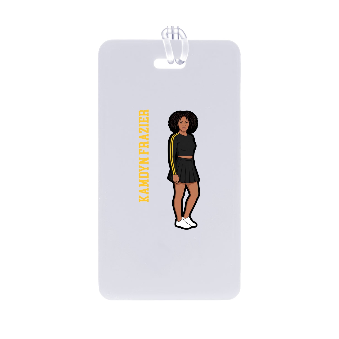 Bag Tag — Name Vertical in Classic
